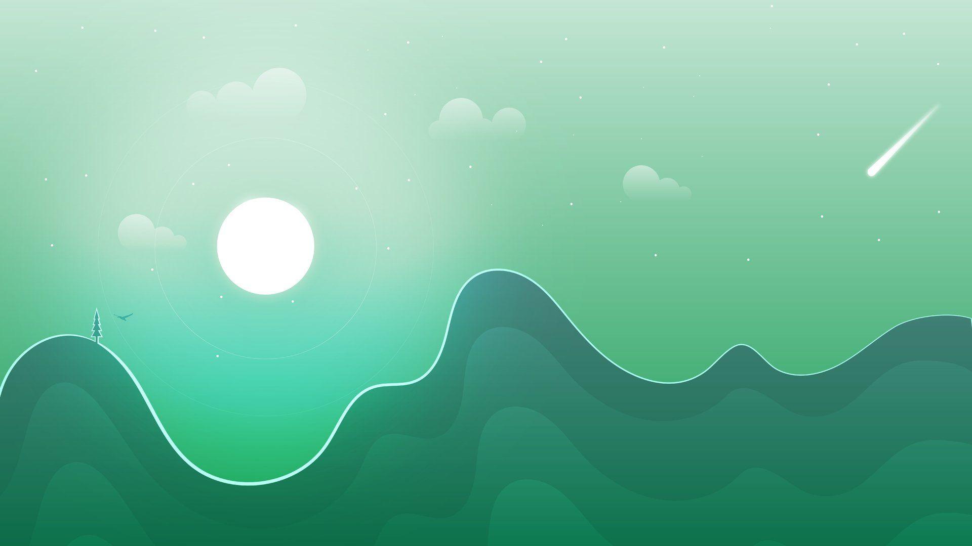 Minimalist desktop wallpaper green. lindapreczetuata1980's Ownd