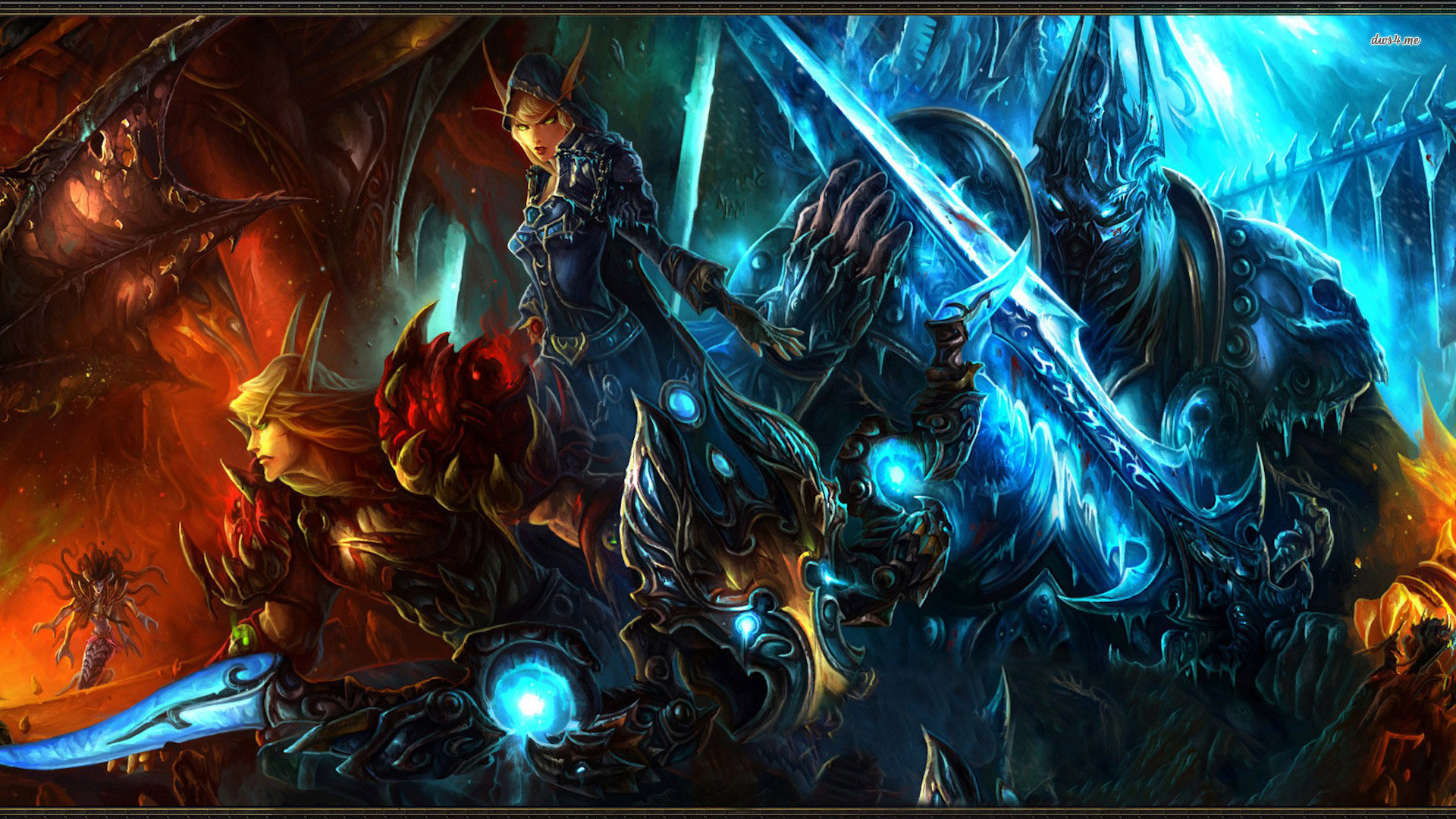 Wallpaper World Of Warcraft Warrior X 1920x1080 #world