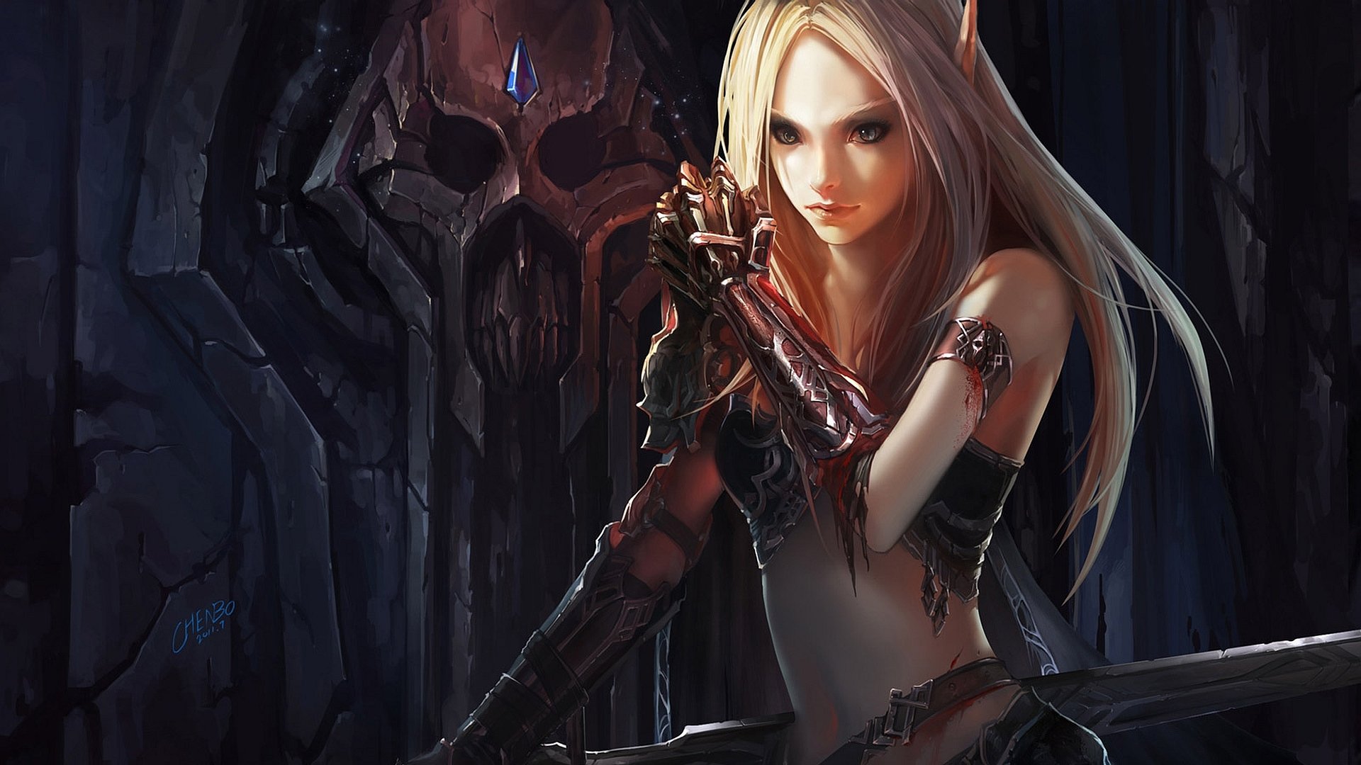 Epic World of Warcraft HD Wallpaper: A Serene Warrior