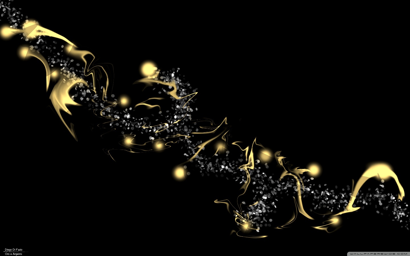 Gold and Silver 4K UHD Wallpaper for UltraHD Desktop and TV, Smartphone and Tablet Devices