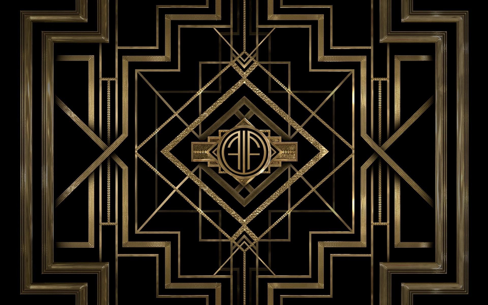 Black And Gold Desktop Wallpaper