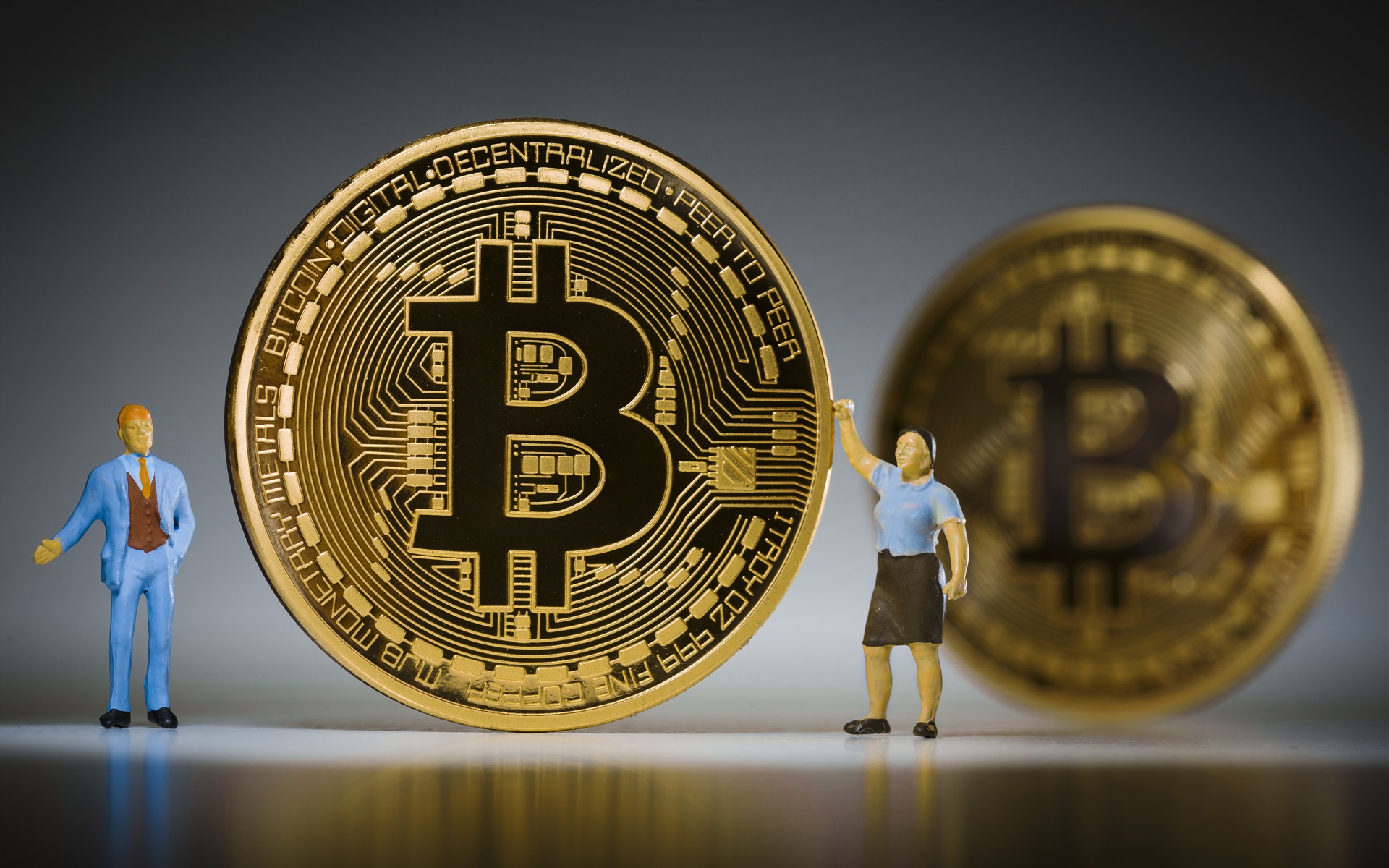 Bitcoin Virtual currency Trading 4K HD