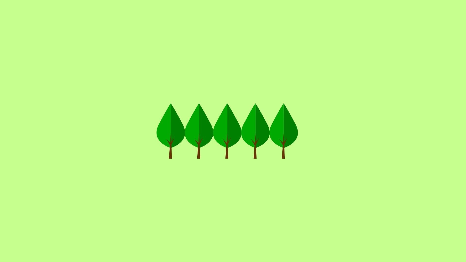 Best Green Minimalist Wallpaper For Desktop, PC, Laptop, Computer [ 4k, HD ]