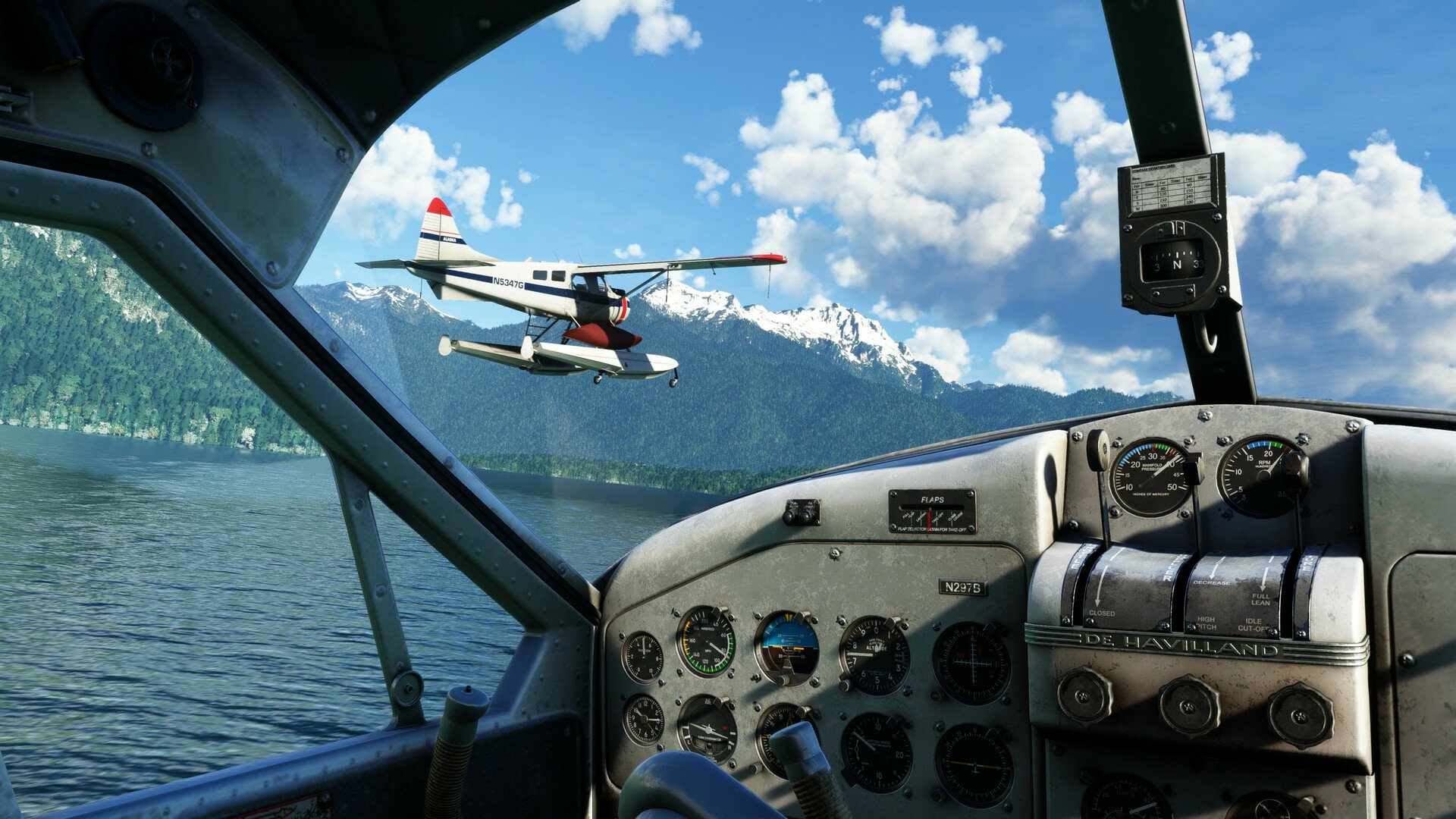 Microsoft Flight Simulator HD Wallpaper View Over Scenic Lake