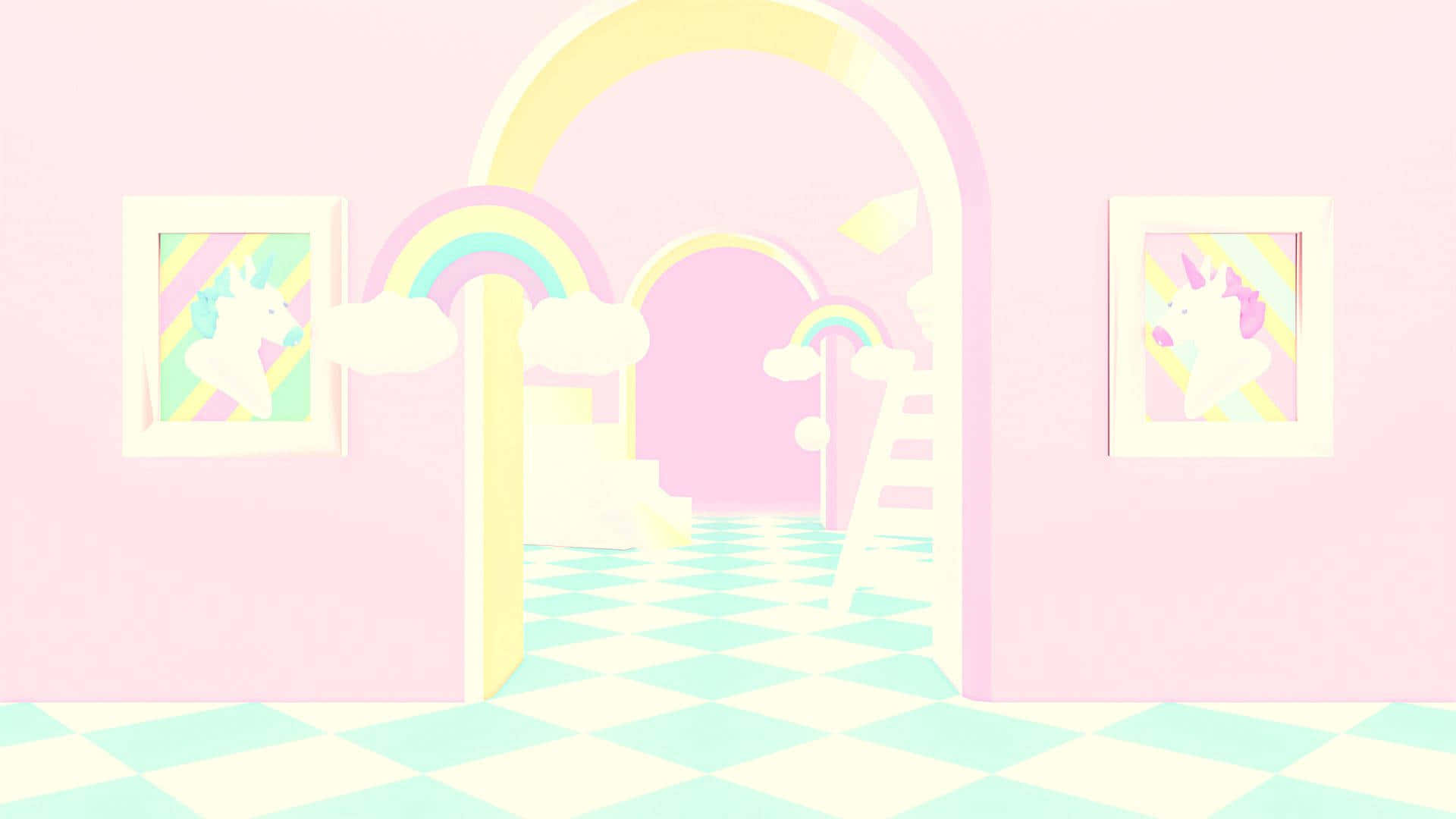 Download Dreamily Pastel Themed Laptop Wallpaper