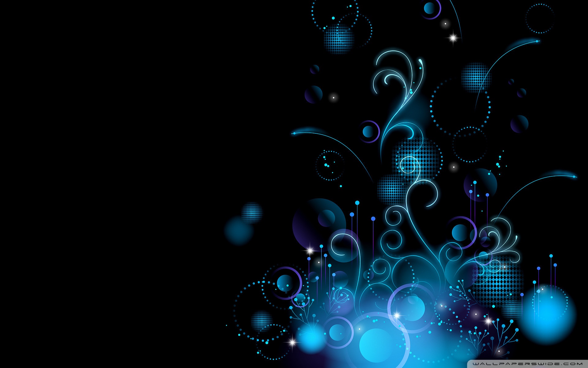 blue, Graphic, Design wallpaper 1920x1200 Wallpaper HD / Desktop and Mobile Background