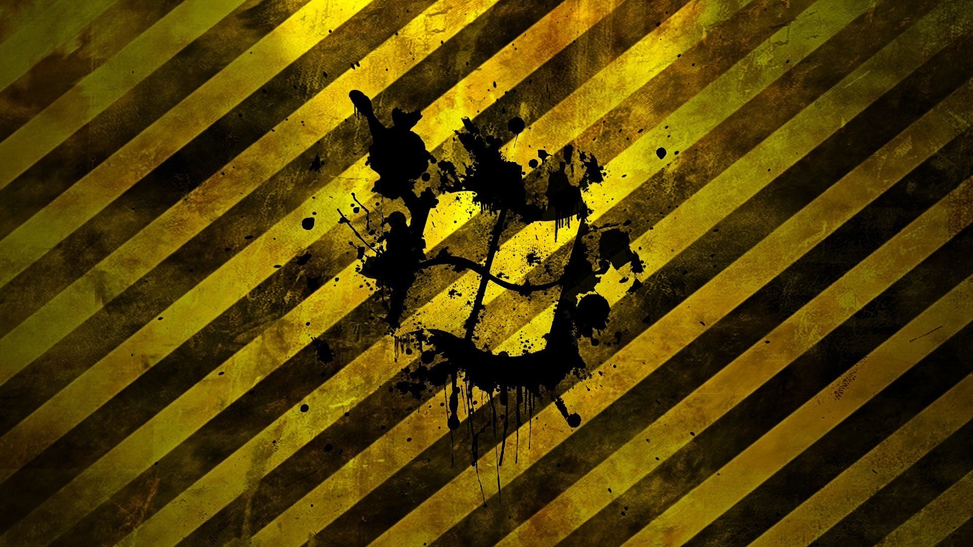 Black And Yellow HD Wallpaper