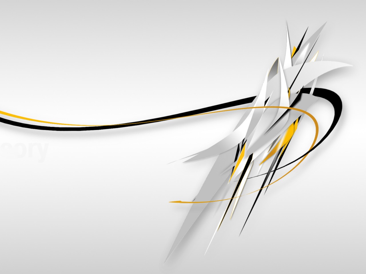 Black Yellow Abstract Wallpaper 8290 1280x960