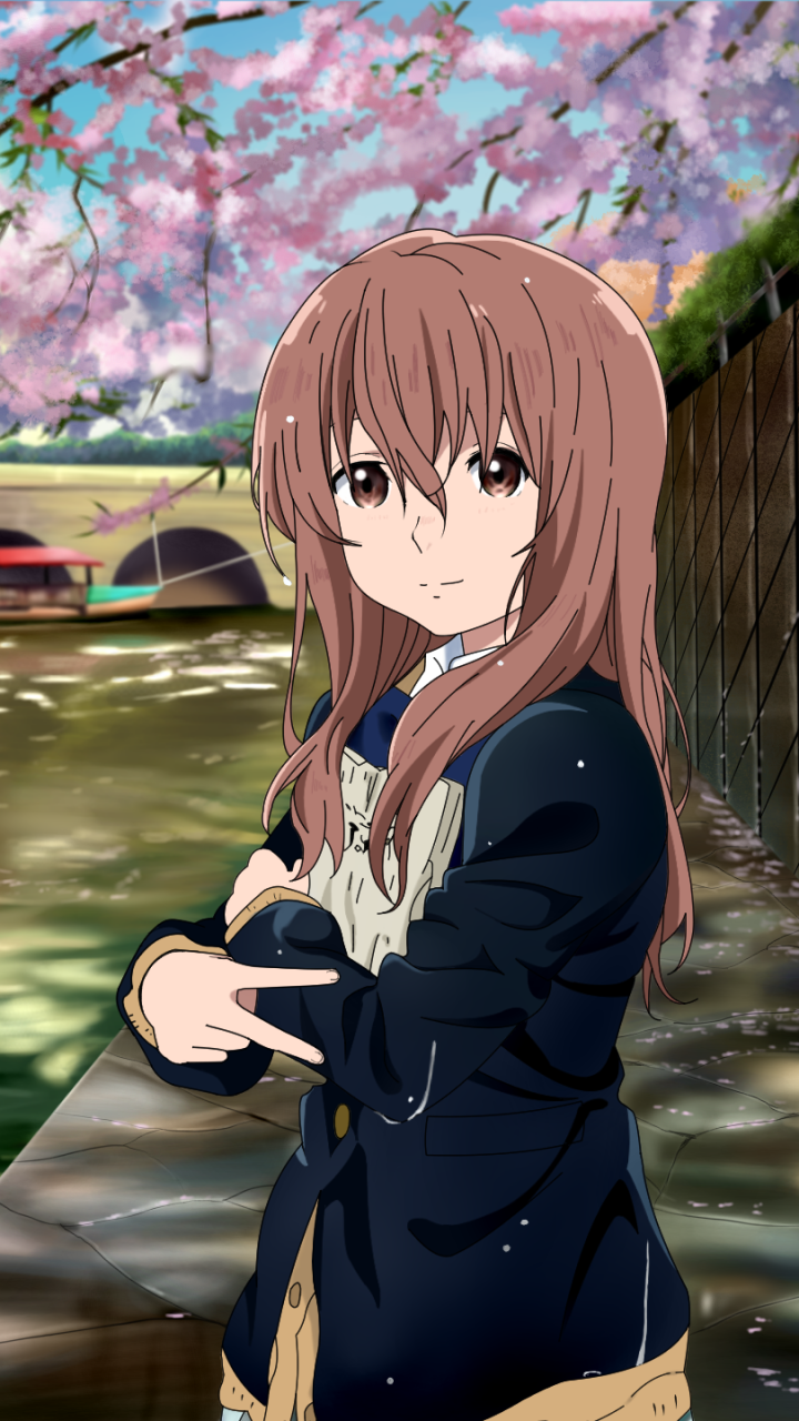 Download Shouko Nishimiya Anime A Silent Voice Phone Wallpaper