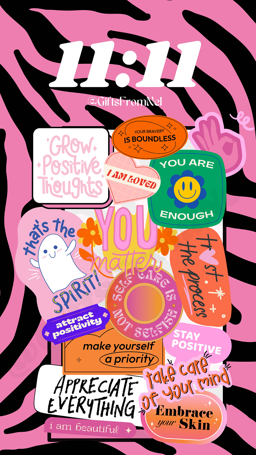 Self Love Y2k Phone Wallpaper