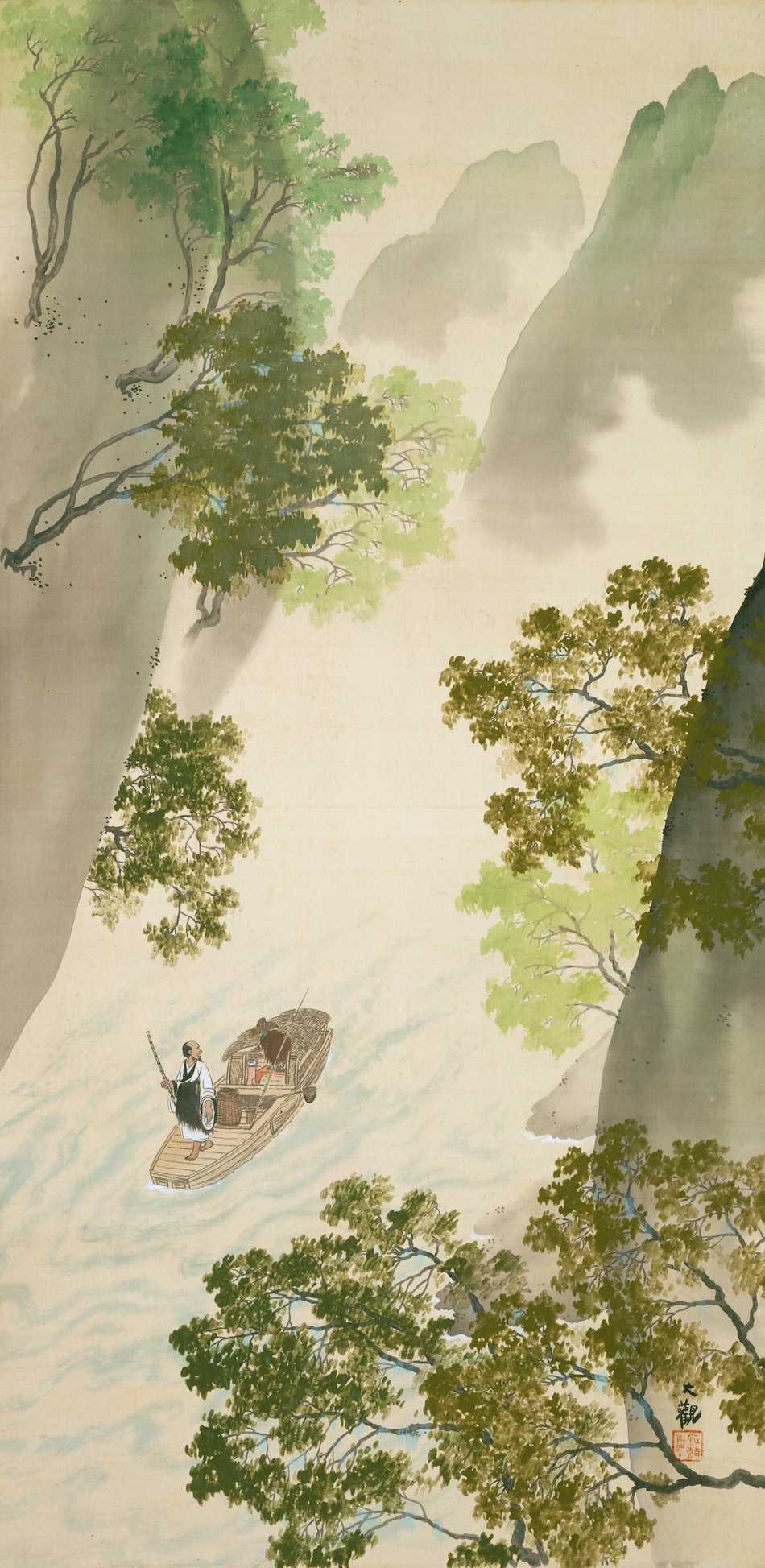 Fisherman. Yokoyama Taikan. COLLECTION. Tokyo Fuji Art Museum, FAM