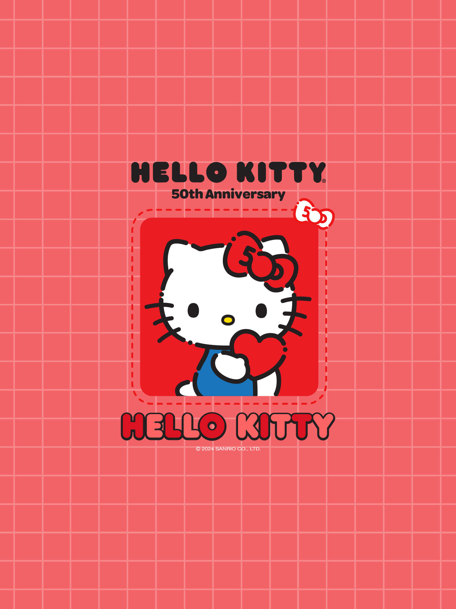 mobile wallpaper, company::Sanrio, Hello Kitty, set::Official Hello Kitty mobile wallpaper. Thư viện
