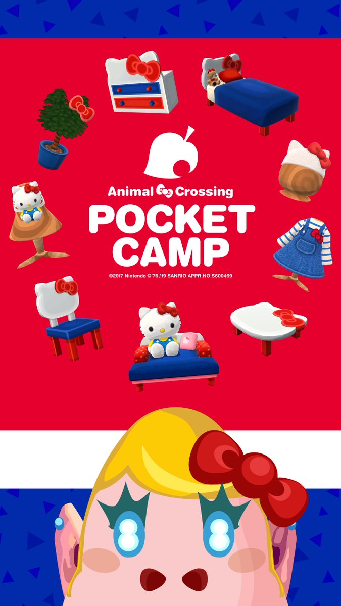 Animal Crossing: Pocket Camp Sanrio Collaboration Mobile Wallpaper Released