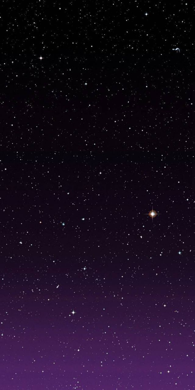 Purple Night Sky Wallpaper