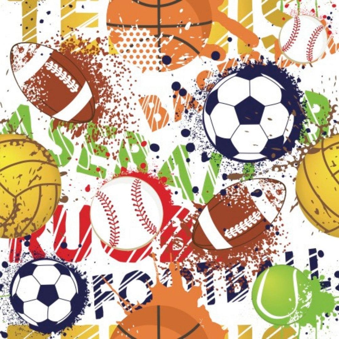 Buy Graffiti Style Sports Theme Wallpaper for Kids Life n Colors. Wallpaper. Material Depot