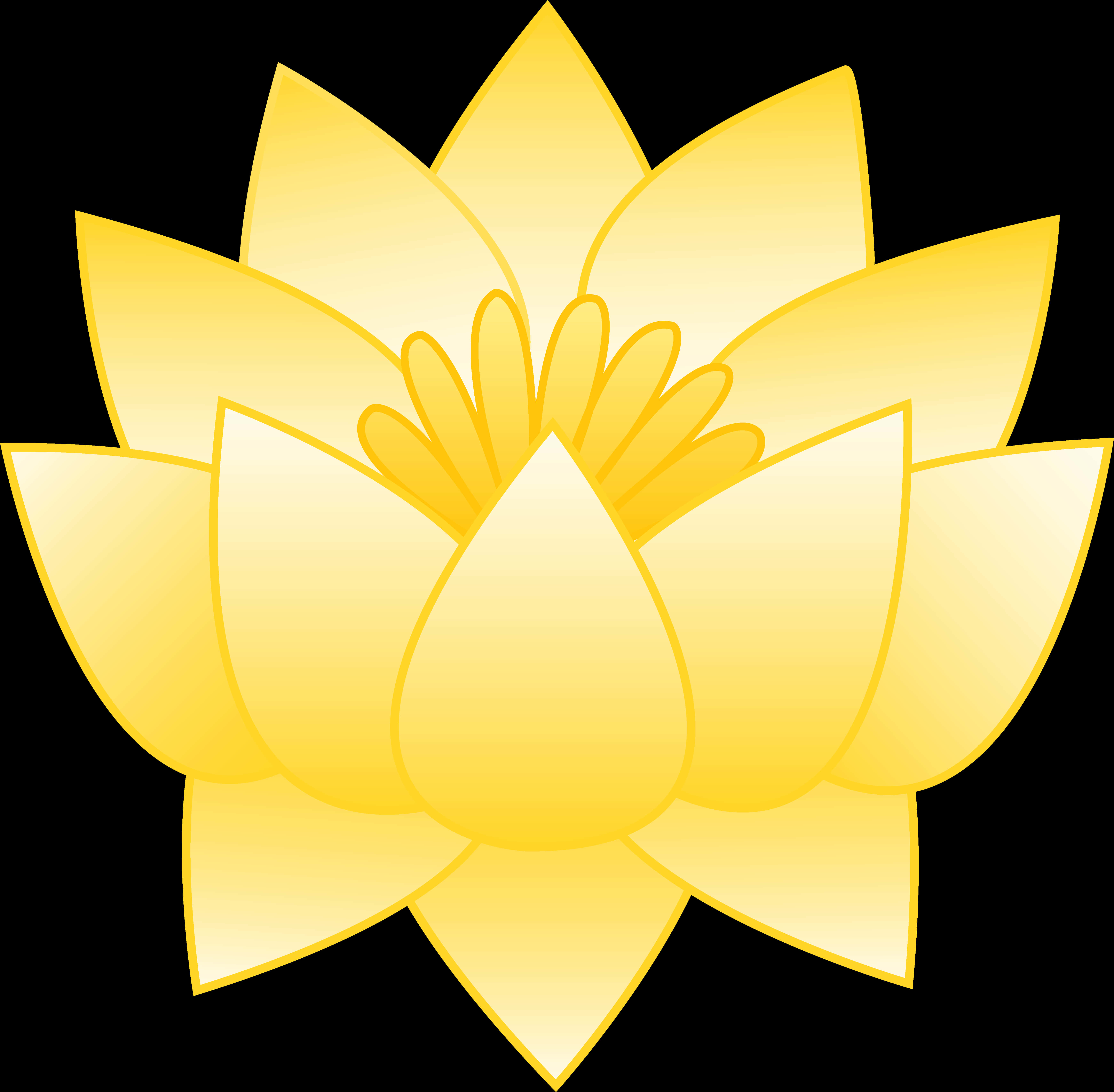 Download Golden Lotus Vector Illustration