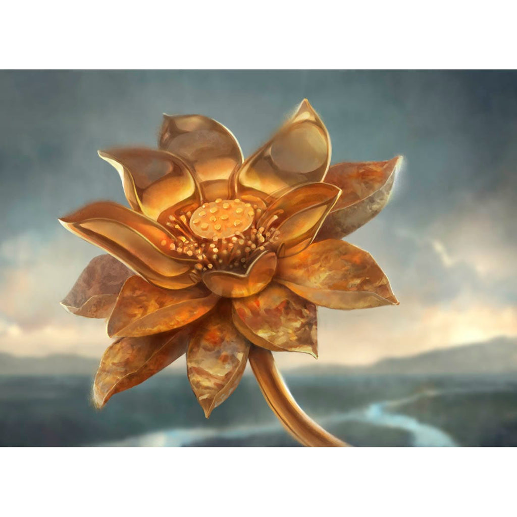 Gilded Lotus Print Magic Art