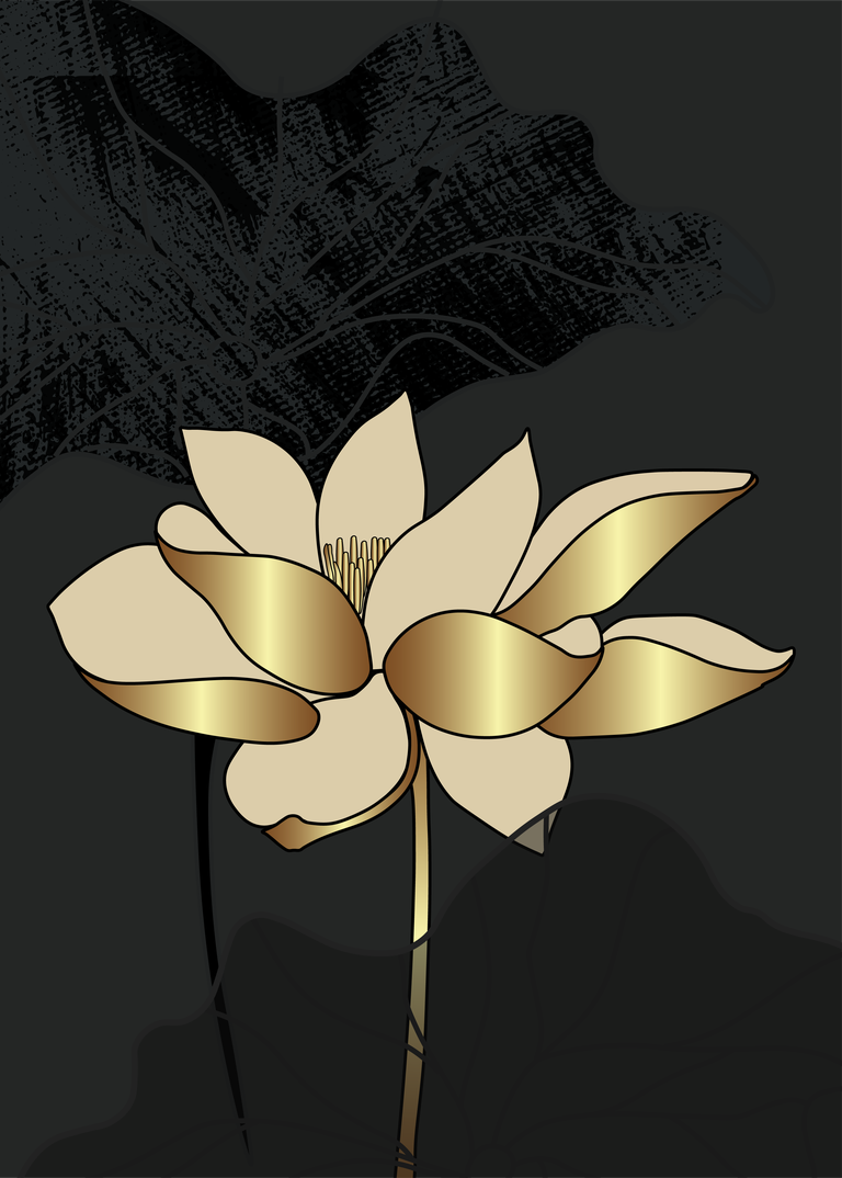 free luxury gold wallpaper black and golden vector 710965