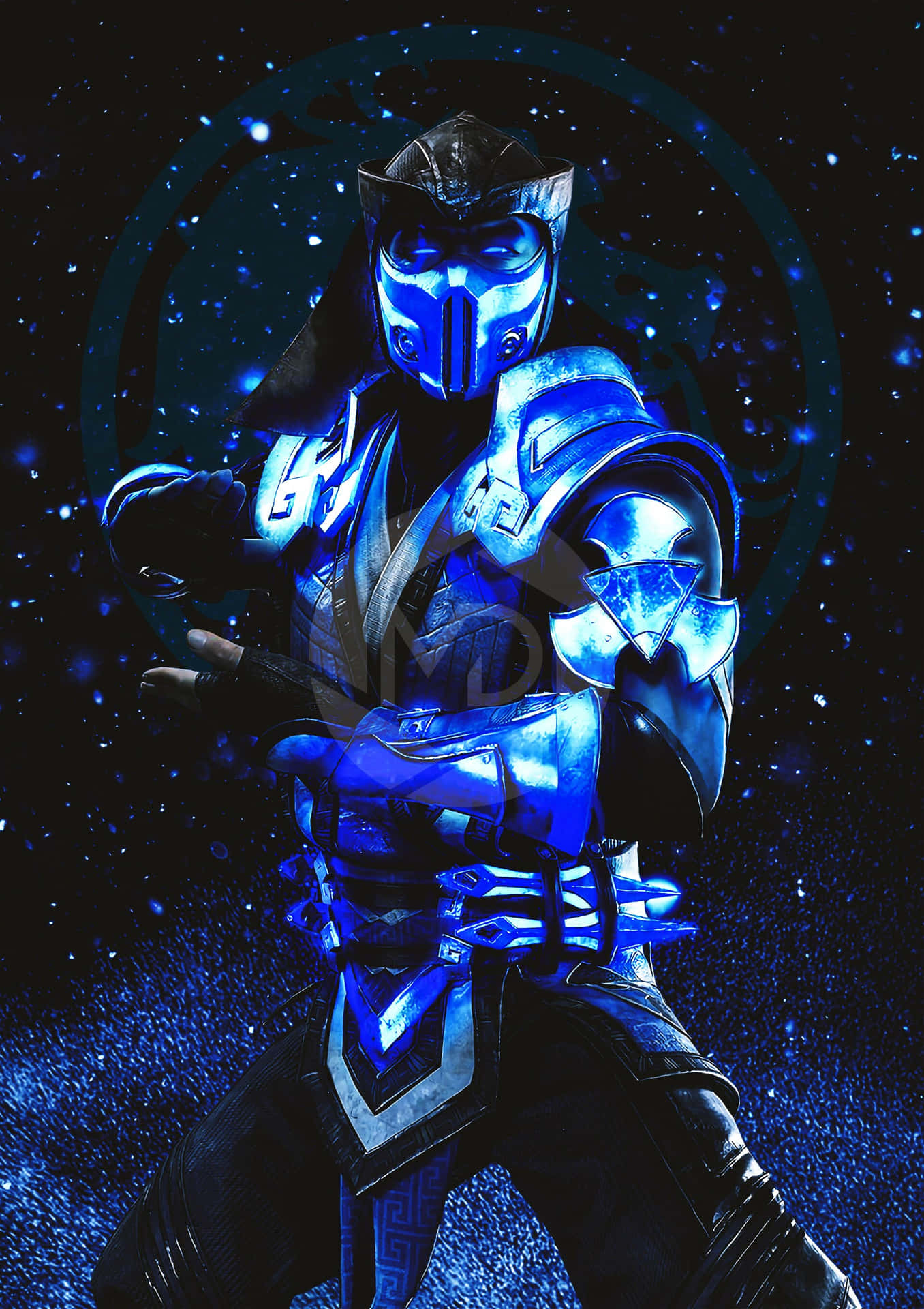 Download Ice Clad Sub Zero In Mortal Kombat Wallpaper