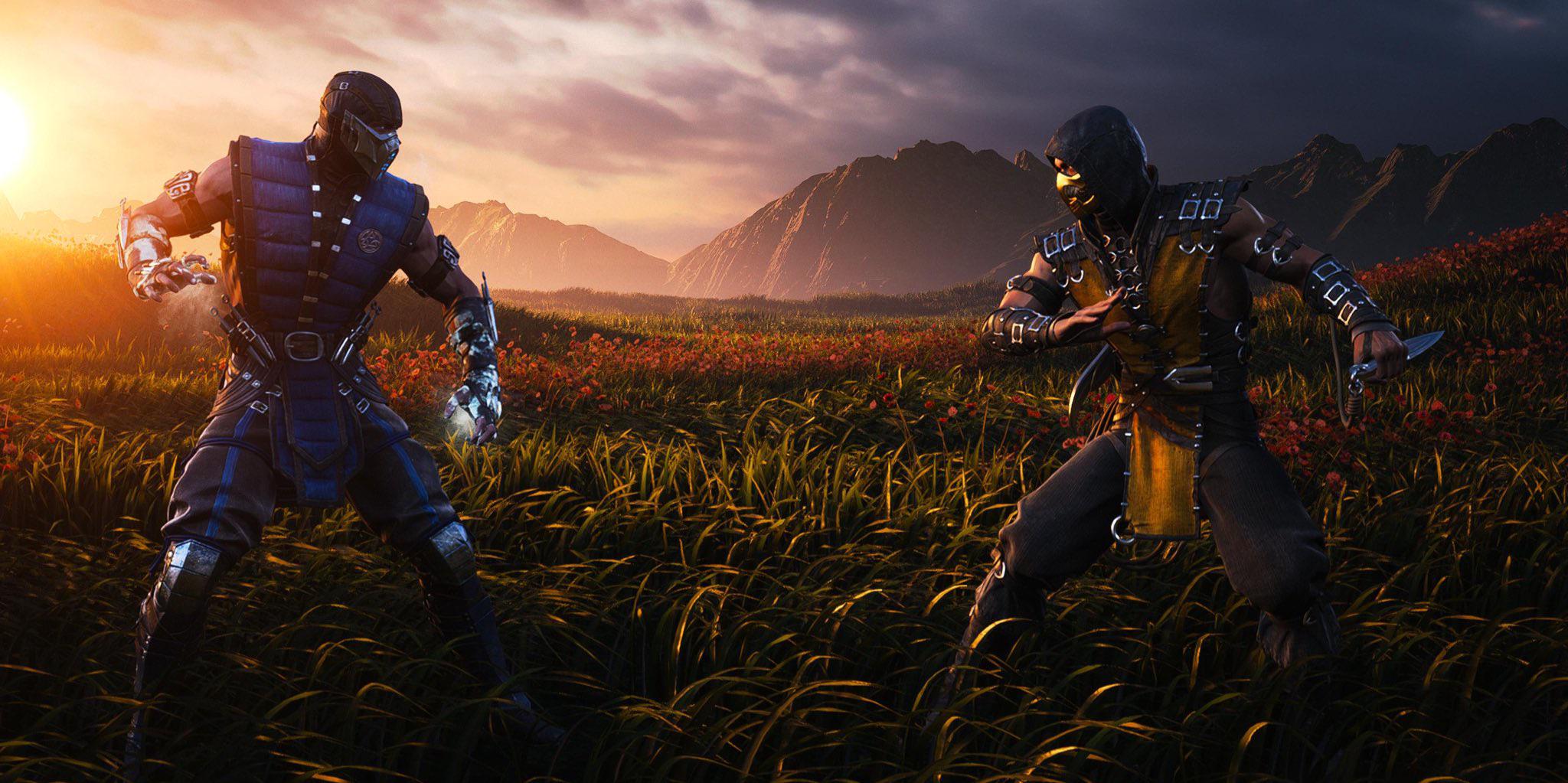 MKX Scorpion and Sub Zero facing off in “The Field” is visual poetry!