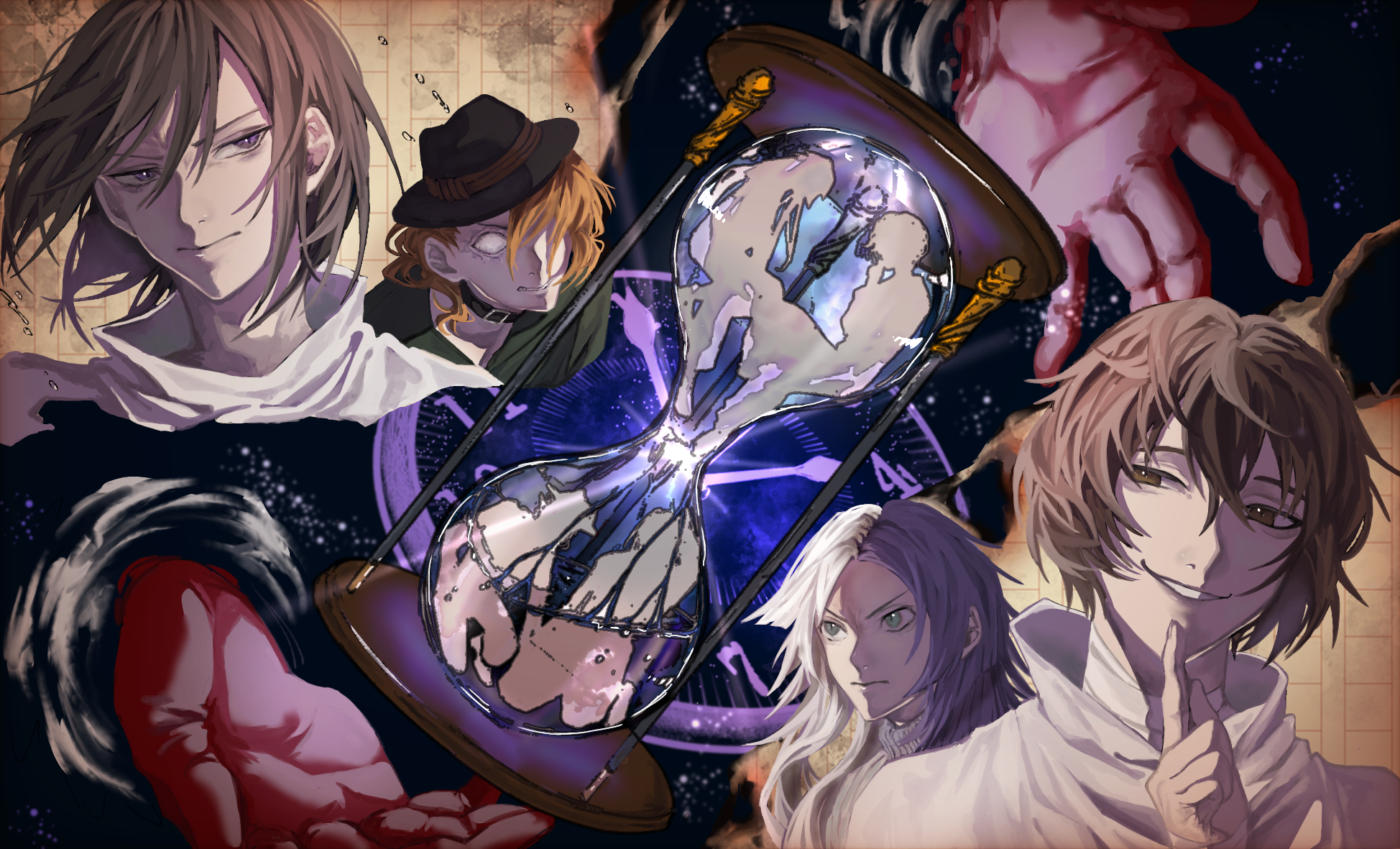Download Michizō Tachihara Tetchō Suehiro Teruko Ōkura Saigiku Jōno Anime Bungou Stray Dogs HD Wallpaper