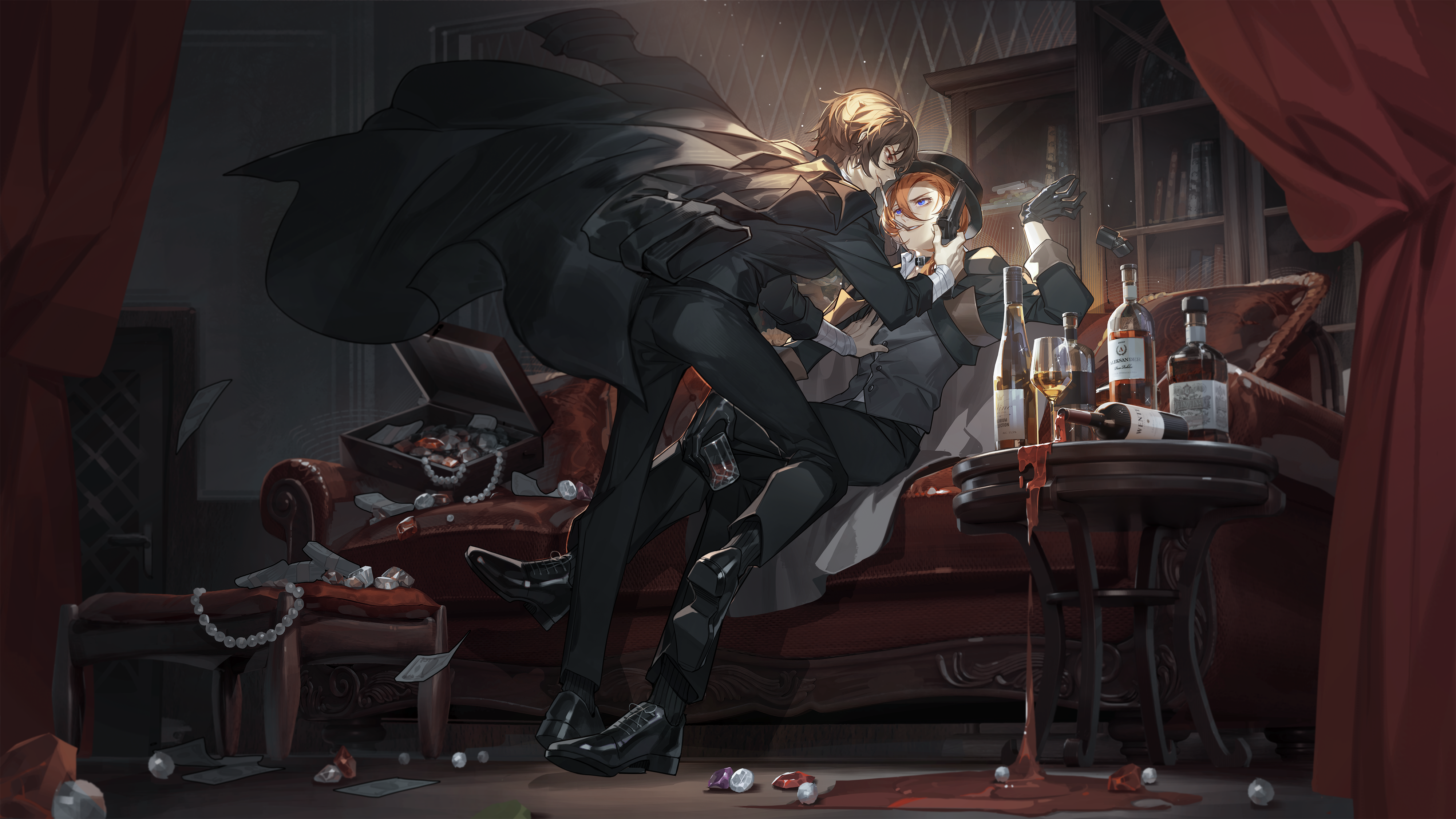 Download Michizō Tachihara Tetchō Suehiro Teruko Ōkura Saigiku Jōno Anime Bungou Stray Dogs HD Wallpaper