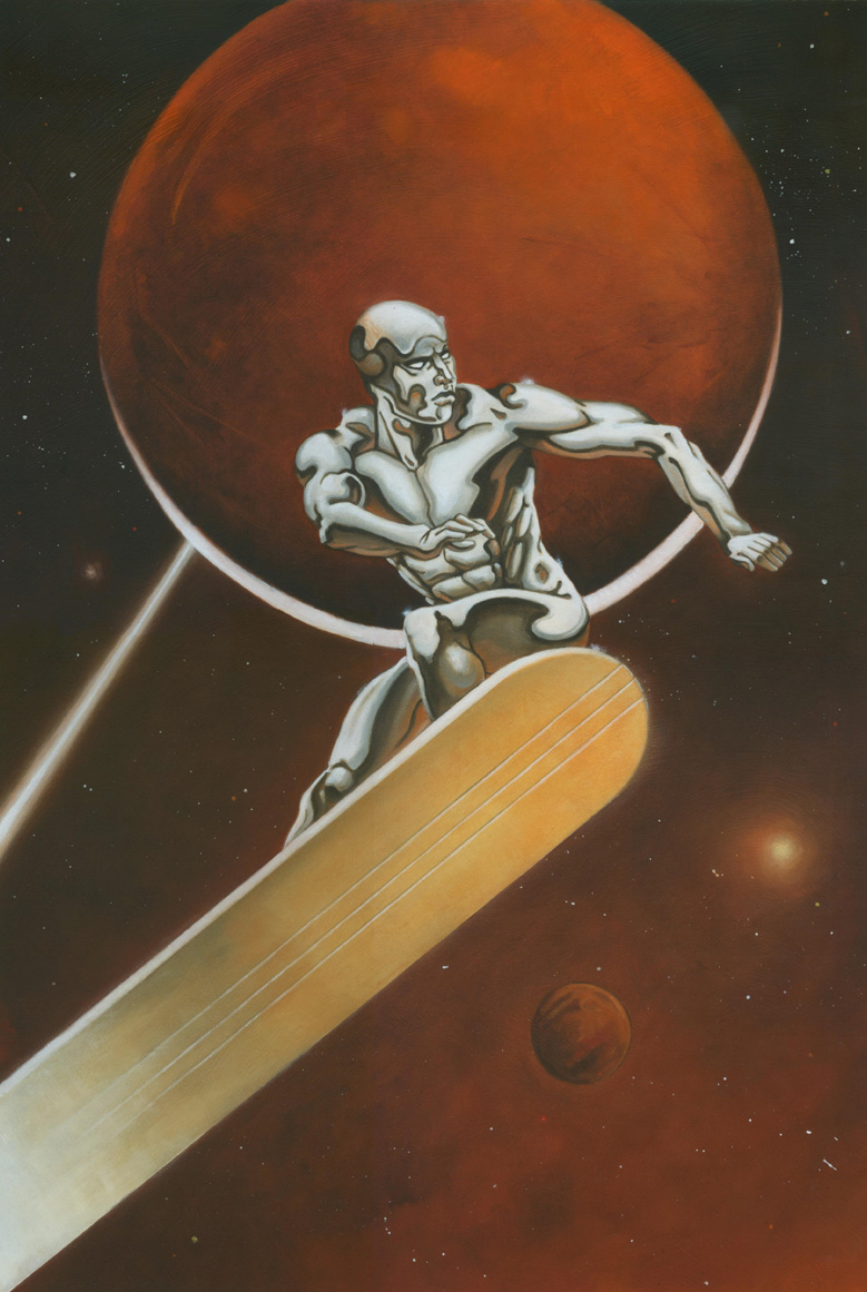 Marvel Silver Surfer Space Surfing
