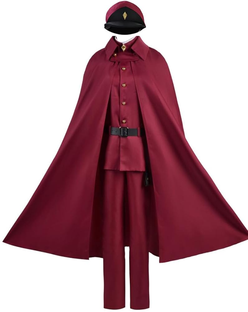 Nsoking Anime Bungo Stray Dogs 4 Tetchou Suehiro Costume Red Cloak Suit Coat Cosplay Uniform Halloween (Large, Red Womens), Amazon.ca: Clothing, Shoes & Accessories