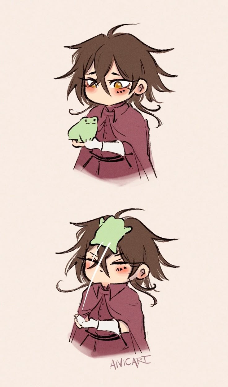 Tetcho Suehiro and frog