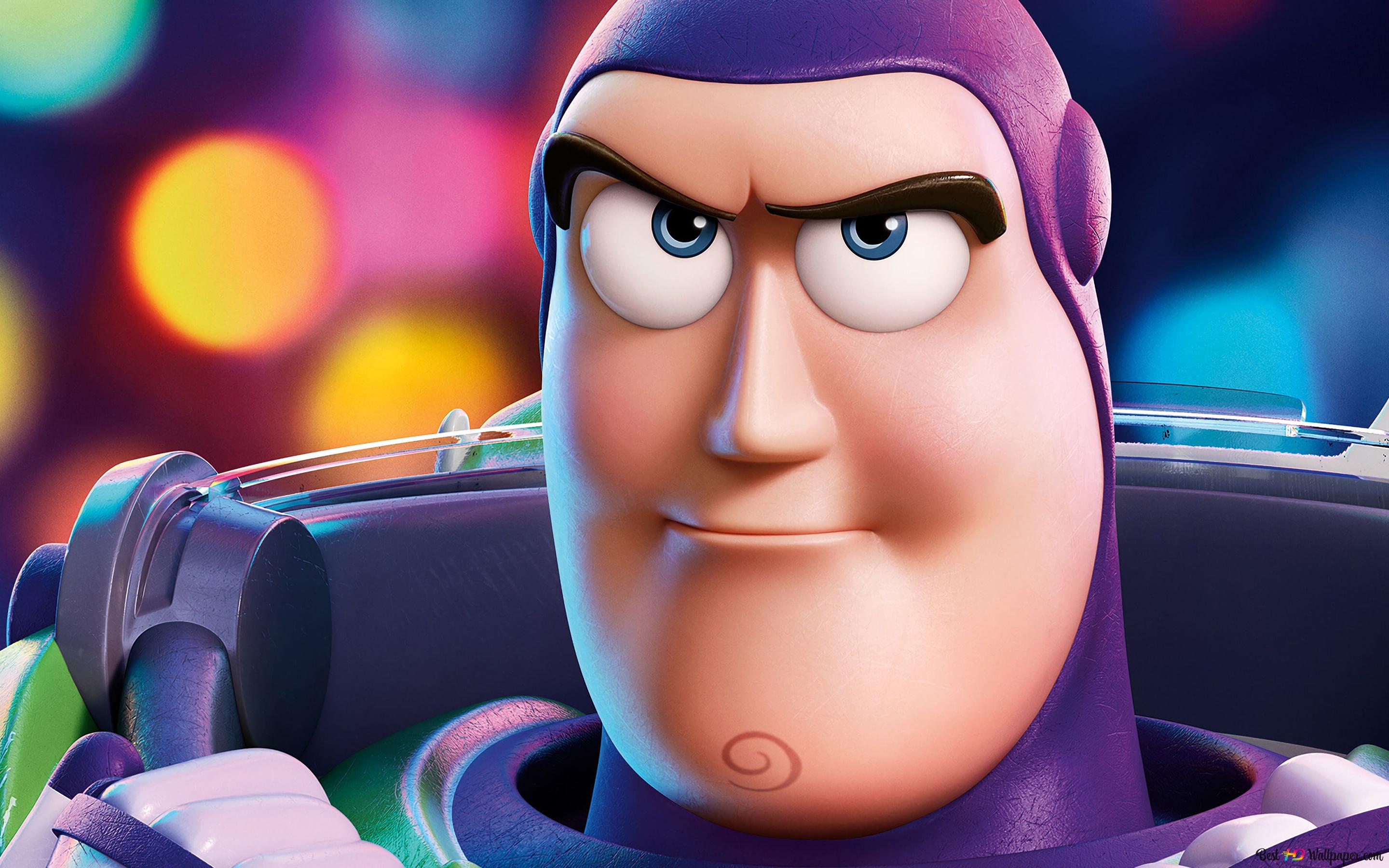 Portrait of brave buzz lightyear recognized in toy story computer 4K wallpaper download