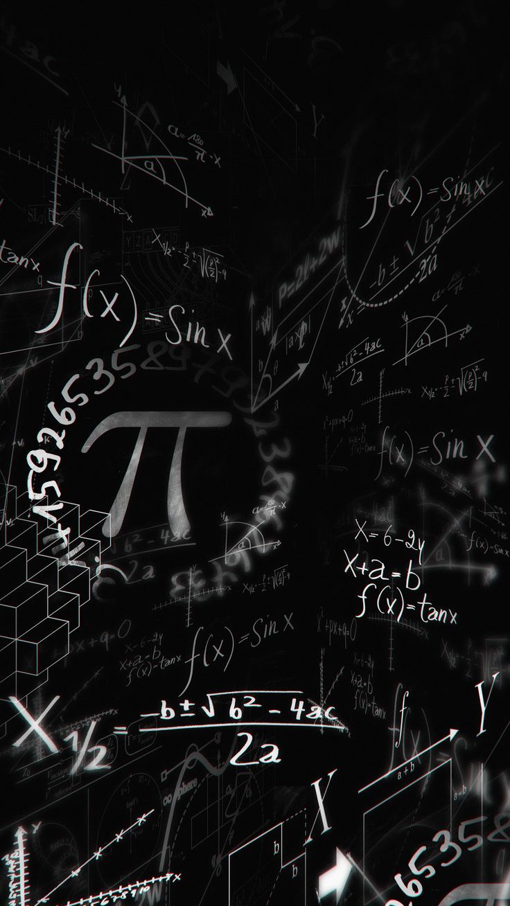 Math Wallpaper with Dark Aesthetic