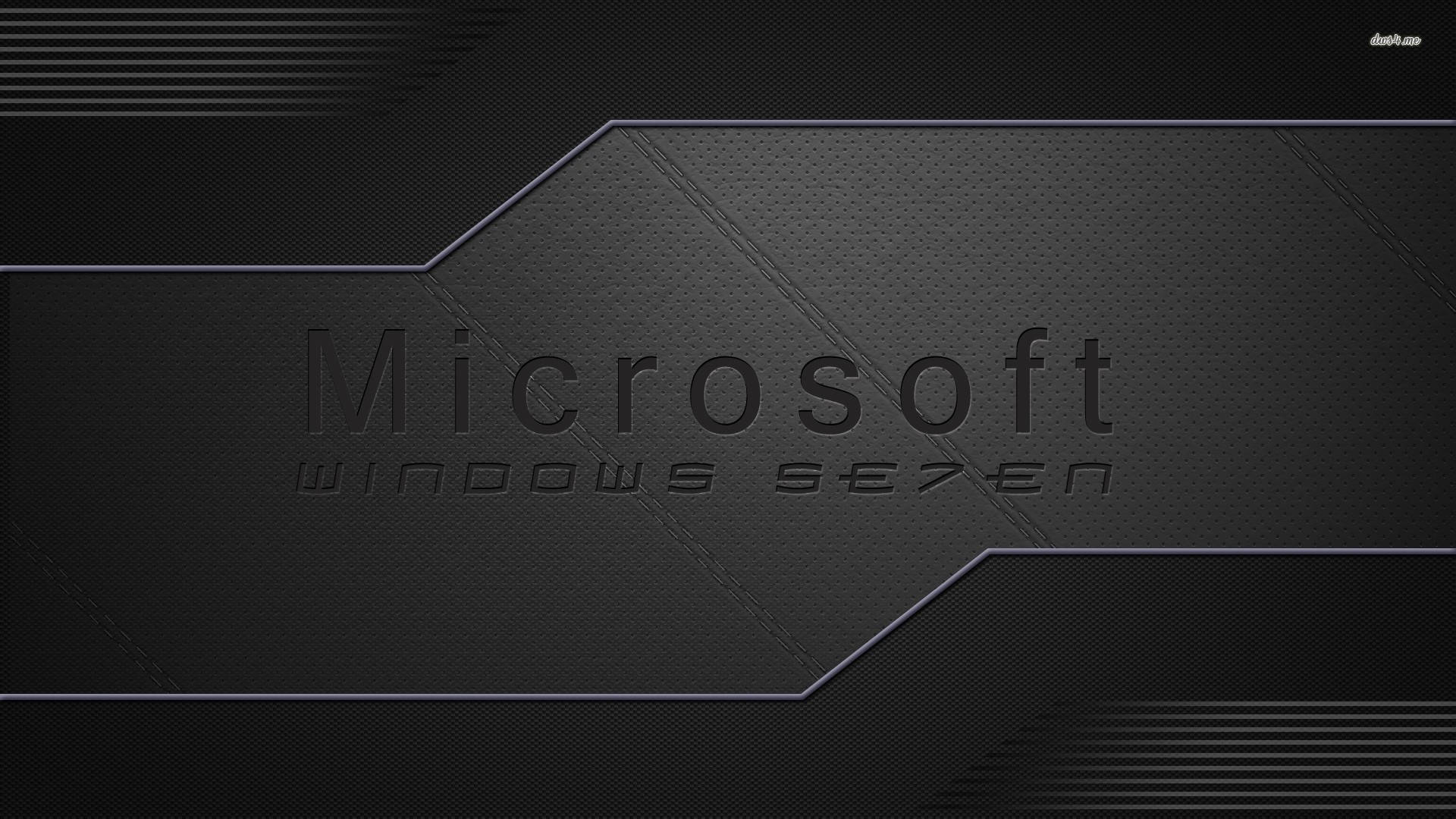 Download Microsoft Windows Se7en Black Desktop Wallpaper