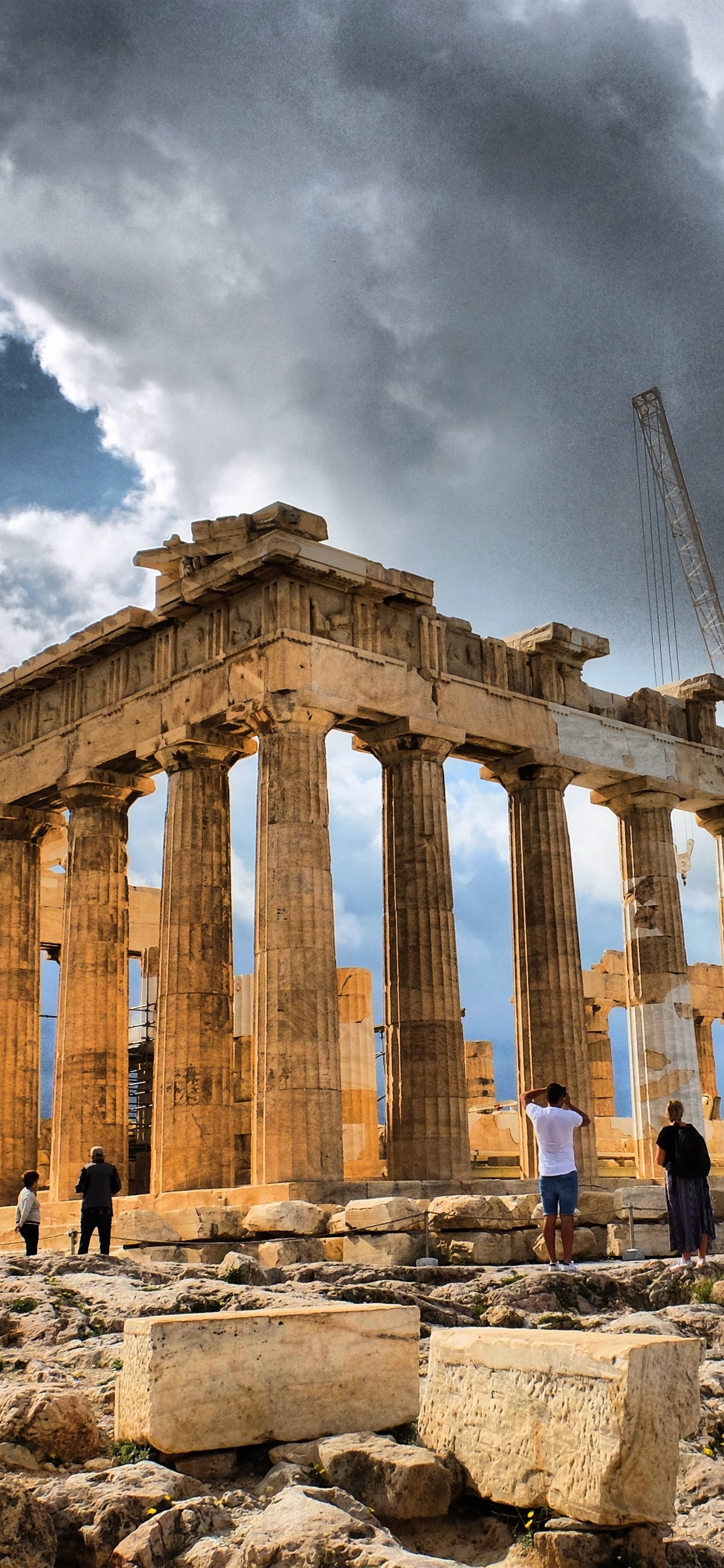 Travel To Greece, Ruins, Palace 1242x2688 IPhone 11 Pro XS Max Wallpaper, Background, Picture, Image