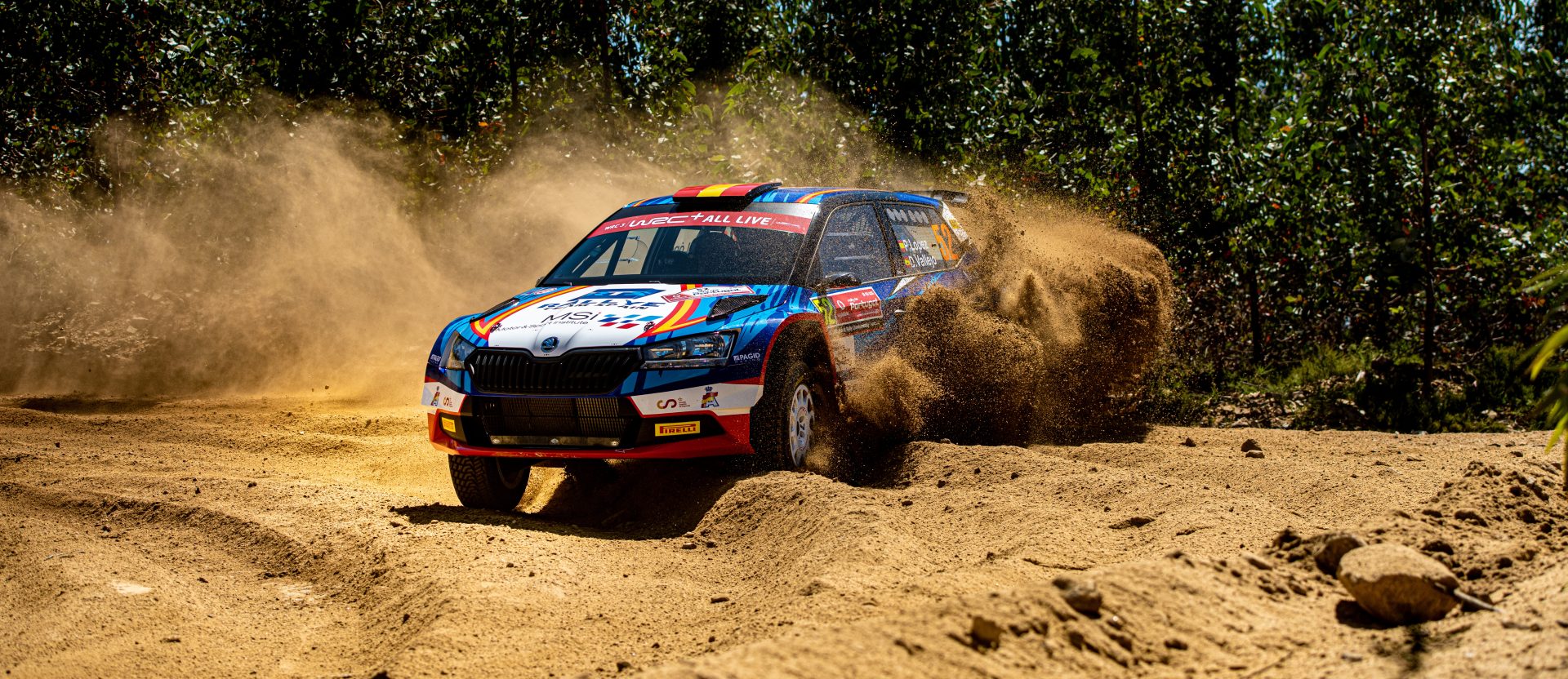 Download Rally de Portugal Wallpaper for Your Phone - Škoda Motorsport