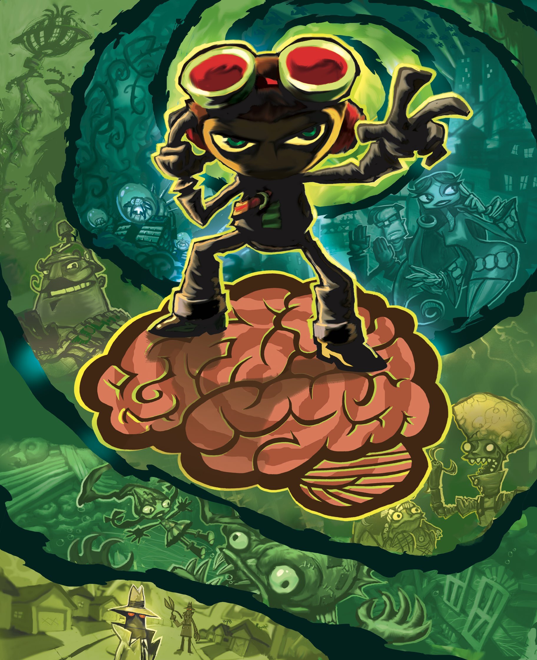 Headlander & Psychonauts in the Rhombus of. Double Fine Productions