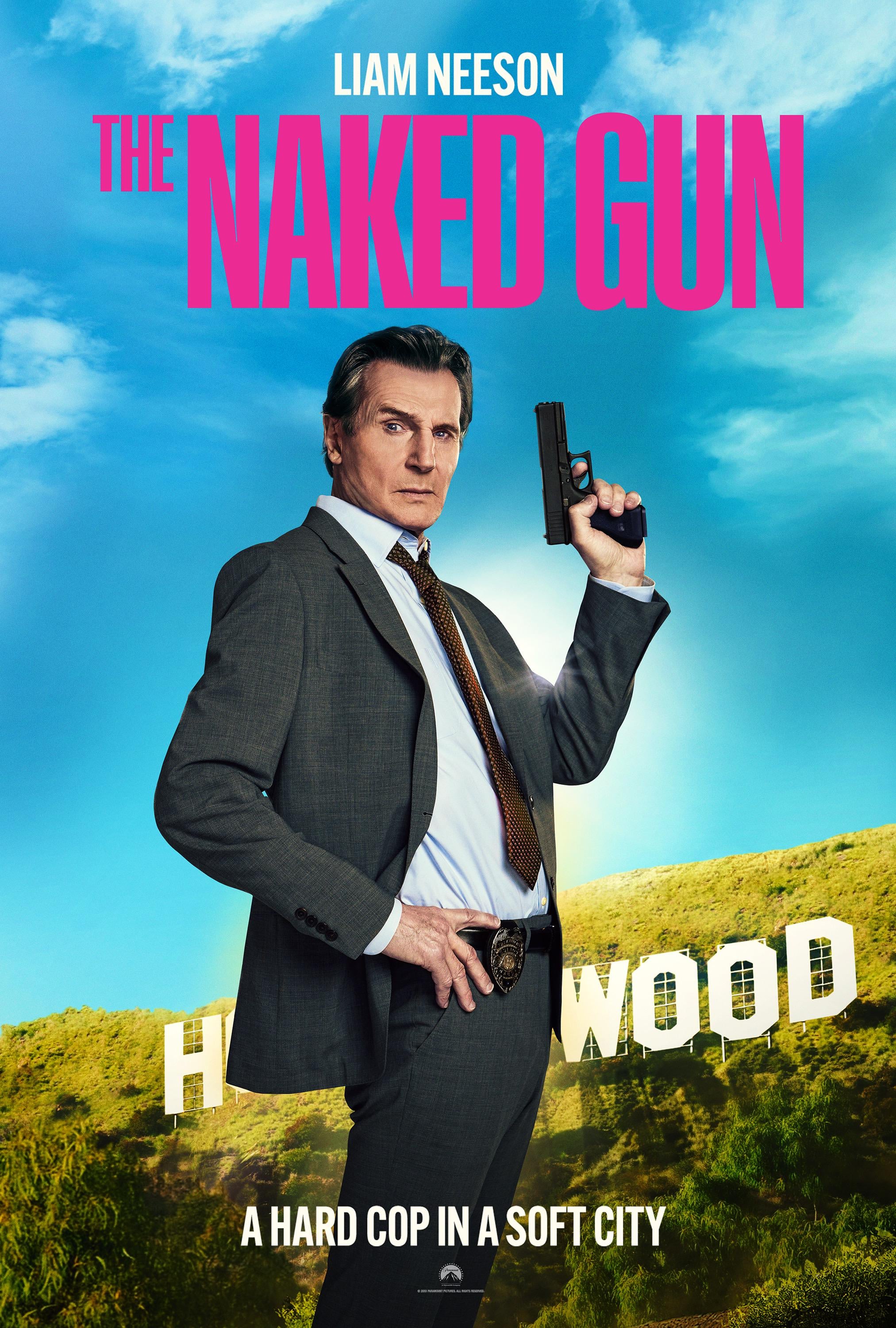 New Poster for 'The Naked Gun' Starring Liam Neeson