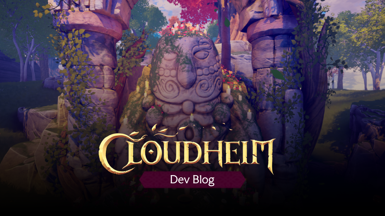 What's Noodling Dev Blog. Cloudheim Physics Based Cooperative Action RPG
