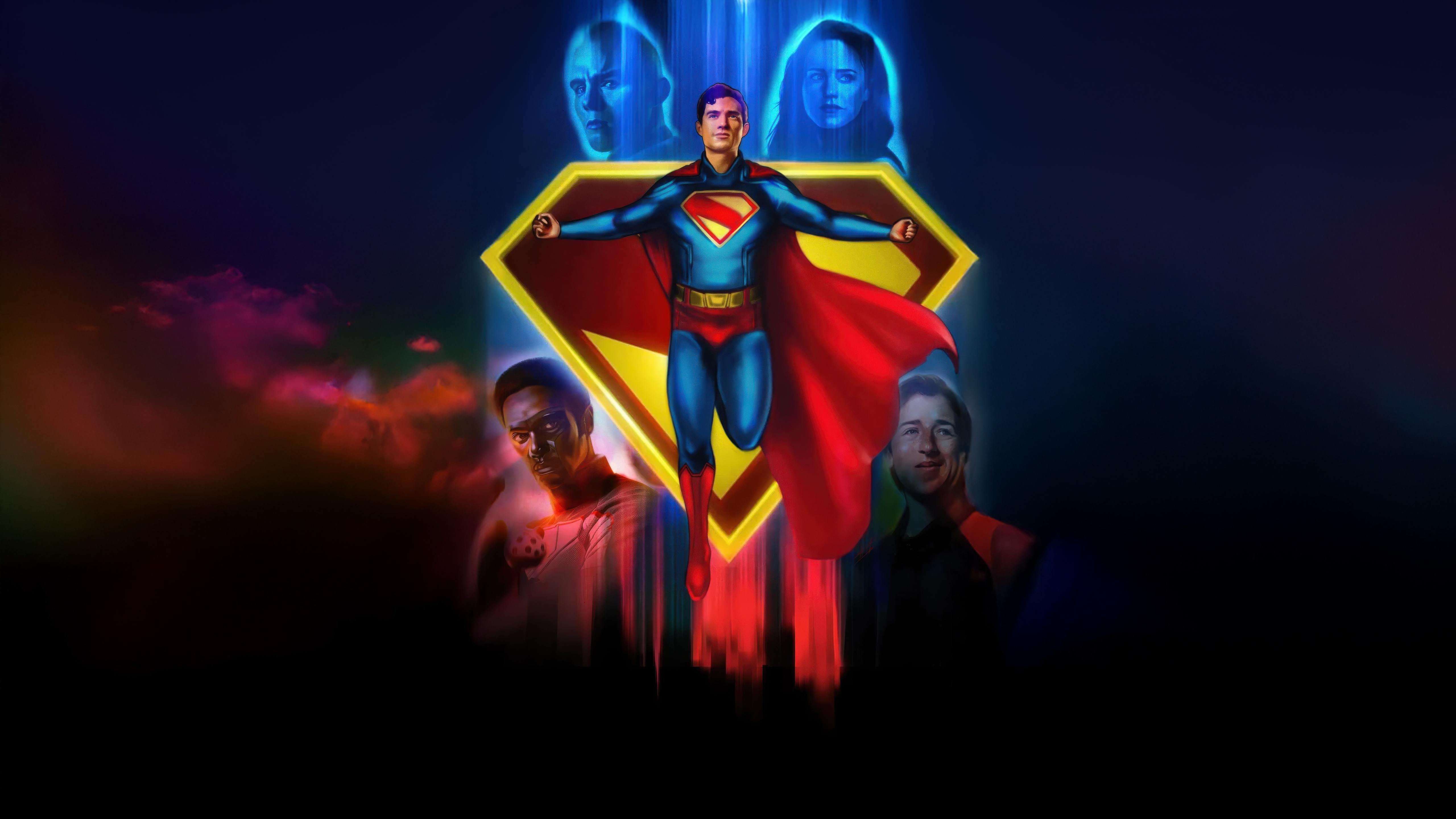 Superman 2025 Illustrated Wallpaper, HD Superheroes Wallpaper, 4k Wallpaper, Image, Background, Photos and Picture