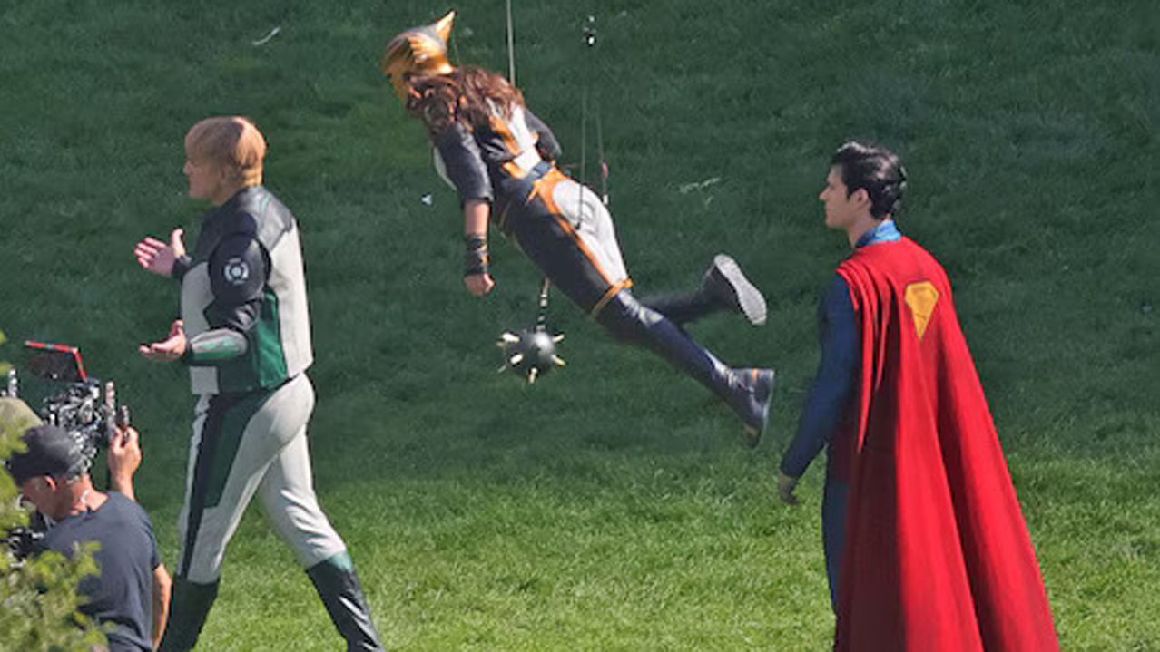 Leaked Superman movie image tease first look at Hawkgirl and Guy Gardner