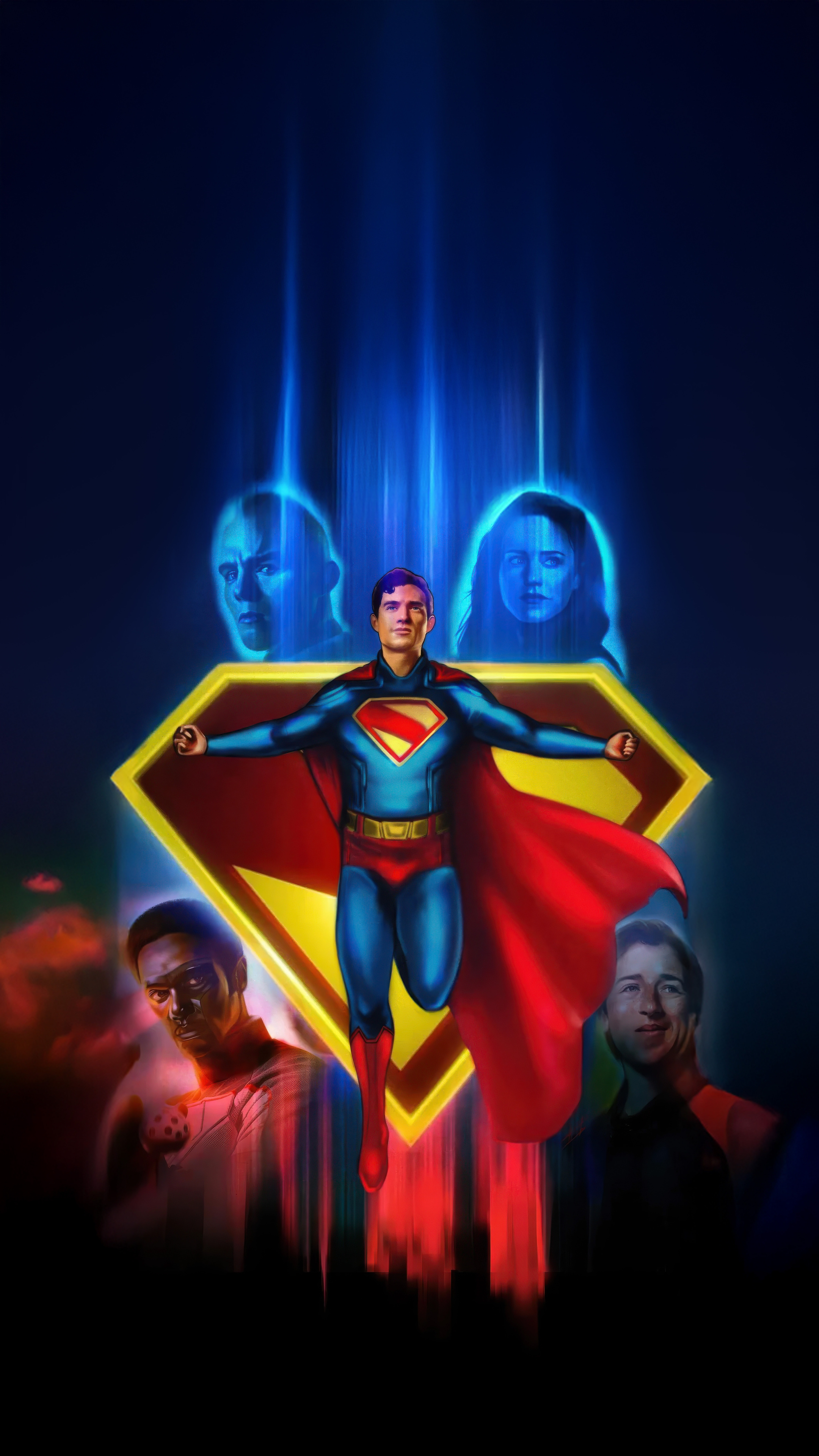Superman 2025 Illustrated Sony Xperia X, XZ, Z5 Premium , HD 4k Wallpaper, Image, Background, Photos and Picture