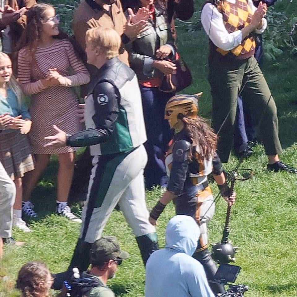 First look at GUY GARDNER AND HAWKGIRL in SUPERMAN!