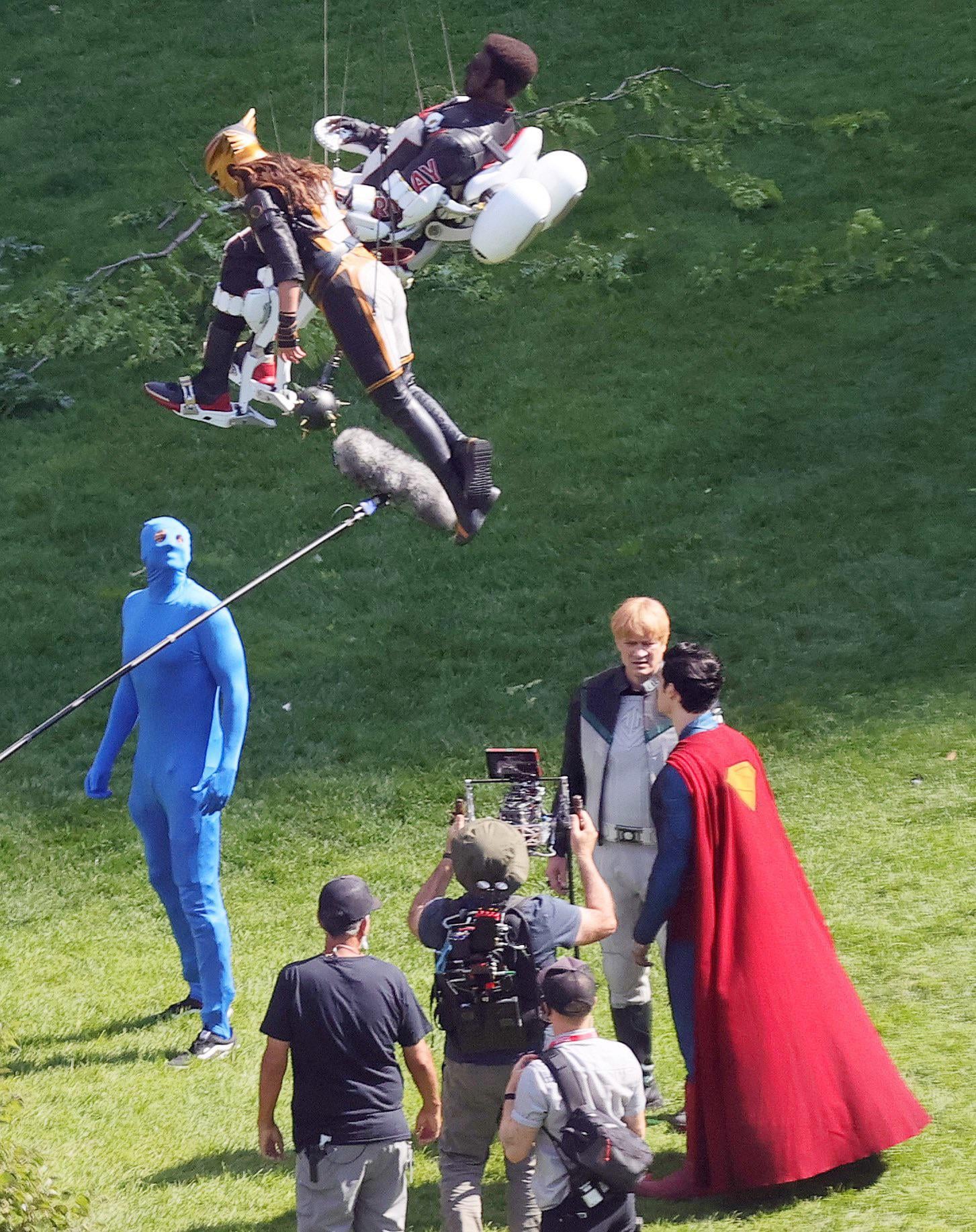 First look at GUY GARDNER AND HAWKGIRL in SUPERMAN!