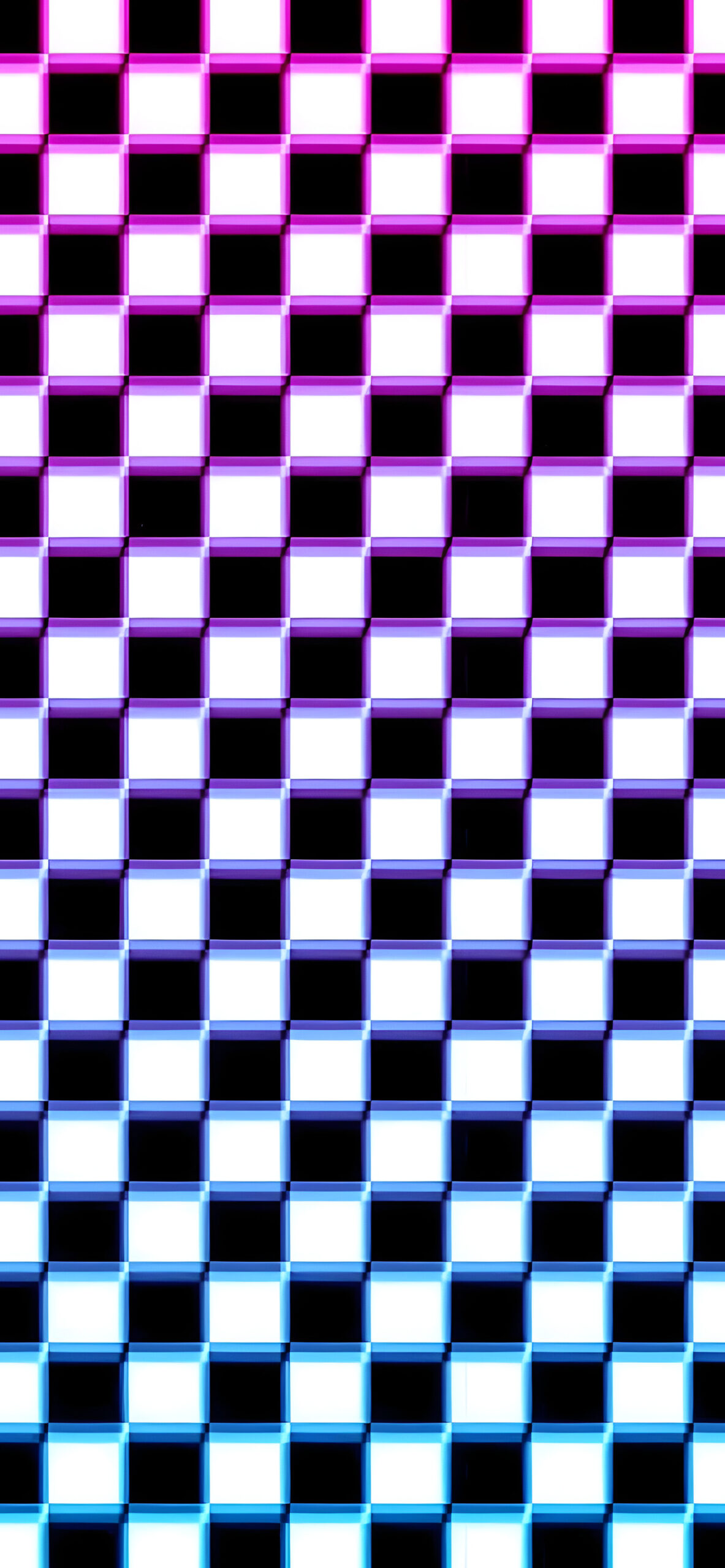 Retro Checkered Neon Vibes Wallpaper iPhone Wallpaper