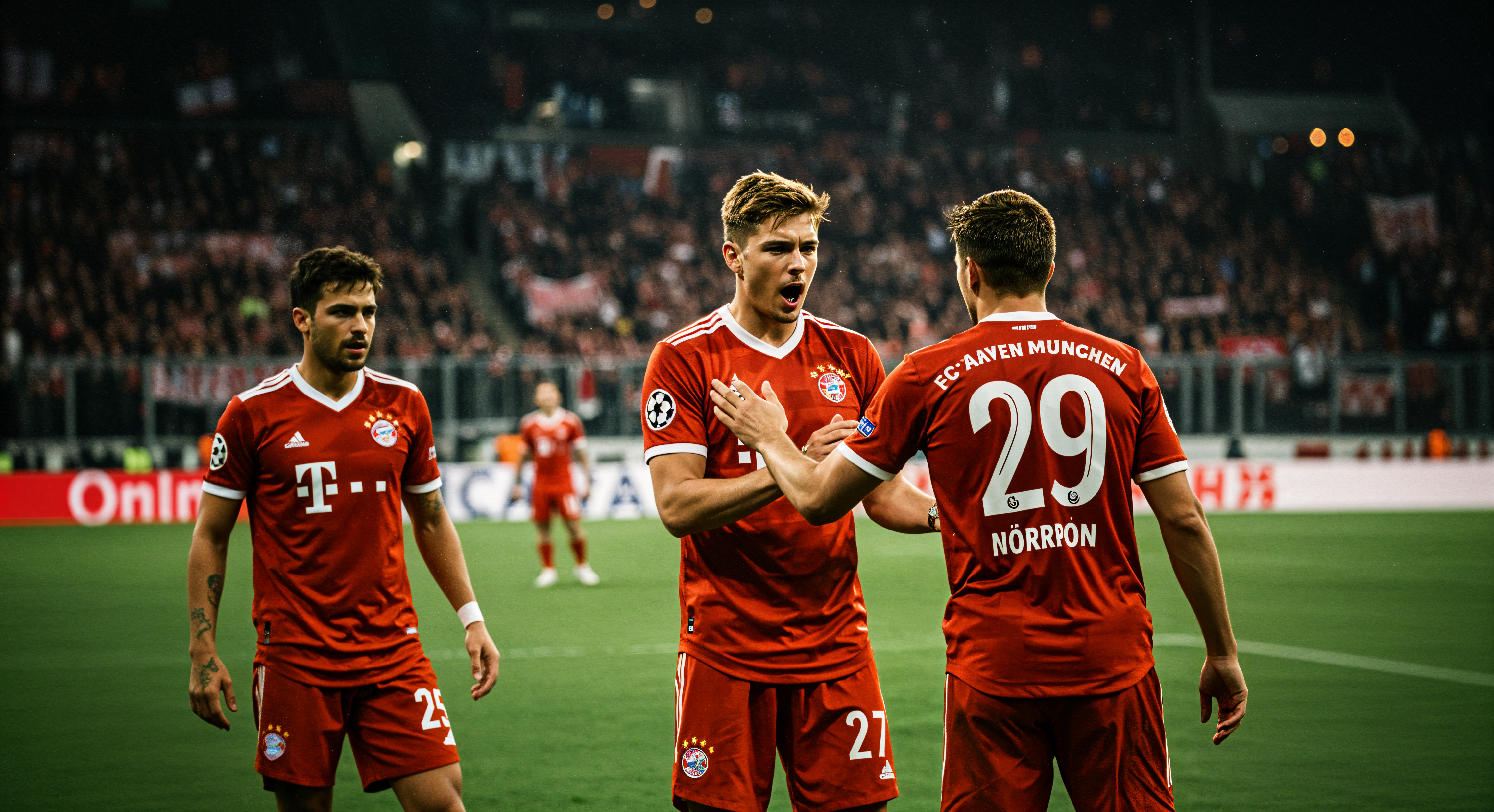 FC Bayern Munich Intense 4K Ultra HD Wallpaper in Action
