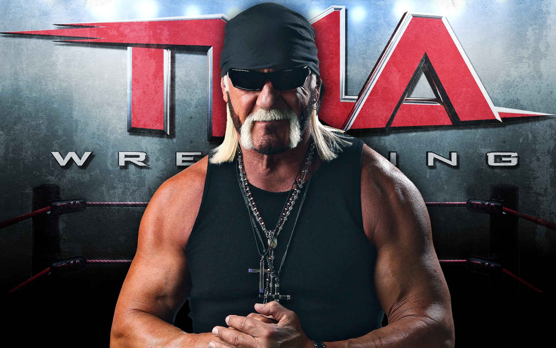 HD Wallpaper of Hulk Hogan in TNA Wrestling Action