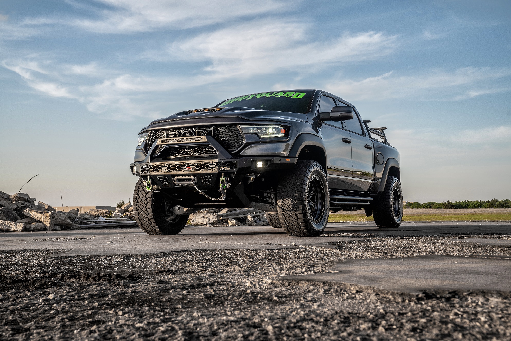 2021 2024 Ram 1500 TRX Front Bumper