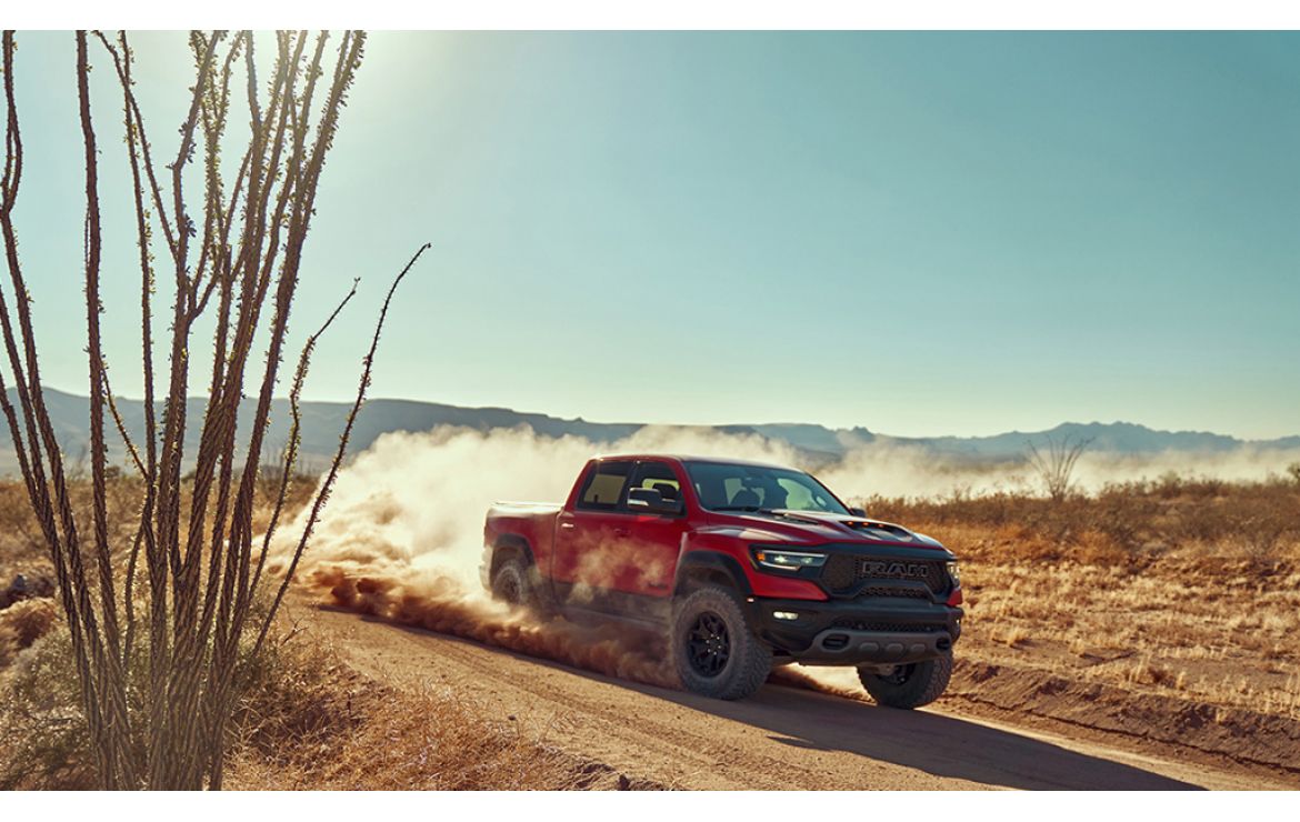 Middle East New 2021 Ram 1500 TRX: Quickest, Fastest And Most Powerful Mass Produced Truck In The World With 702 Horsepower 6.2 Liter Supercharged HEMI® V 8 Engine