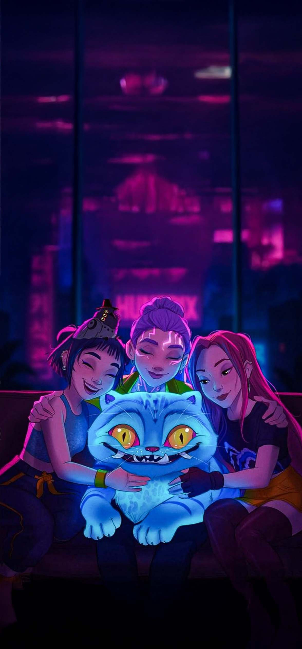 KPOP DEMON HUNTERS HUNTRIX Wallpaper Free Download. High Quality Idol Photo Collection