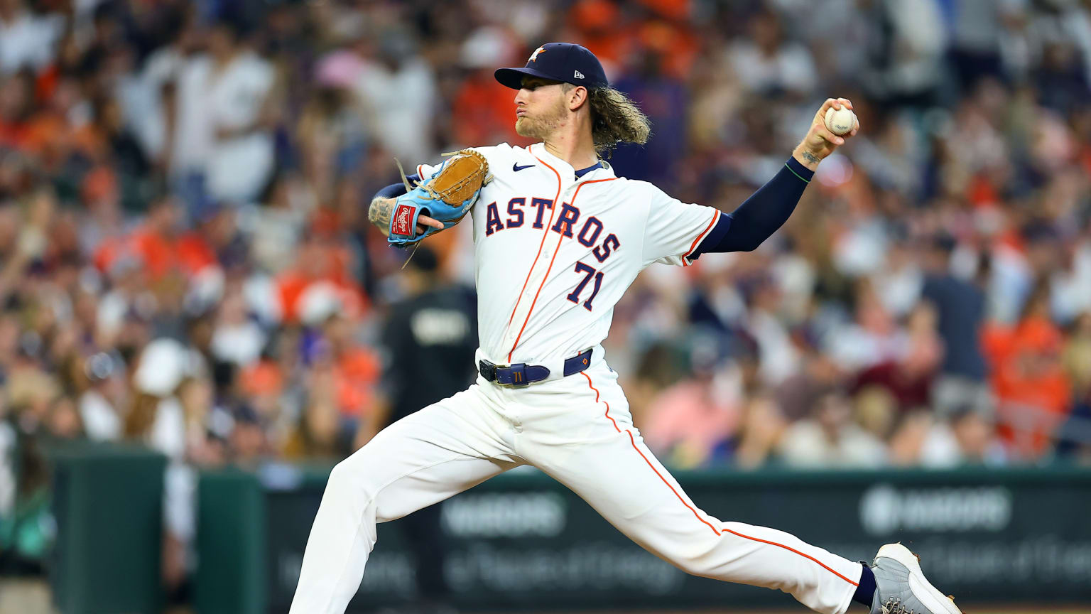 Josh Hader K's the side during his Astros debut