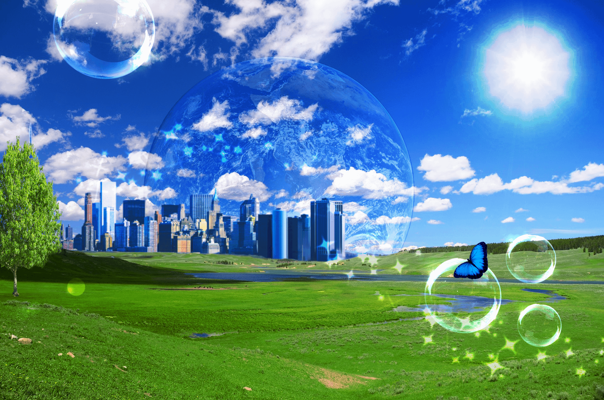 Frutiger Aero wallpaper for PC